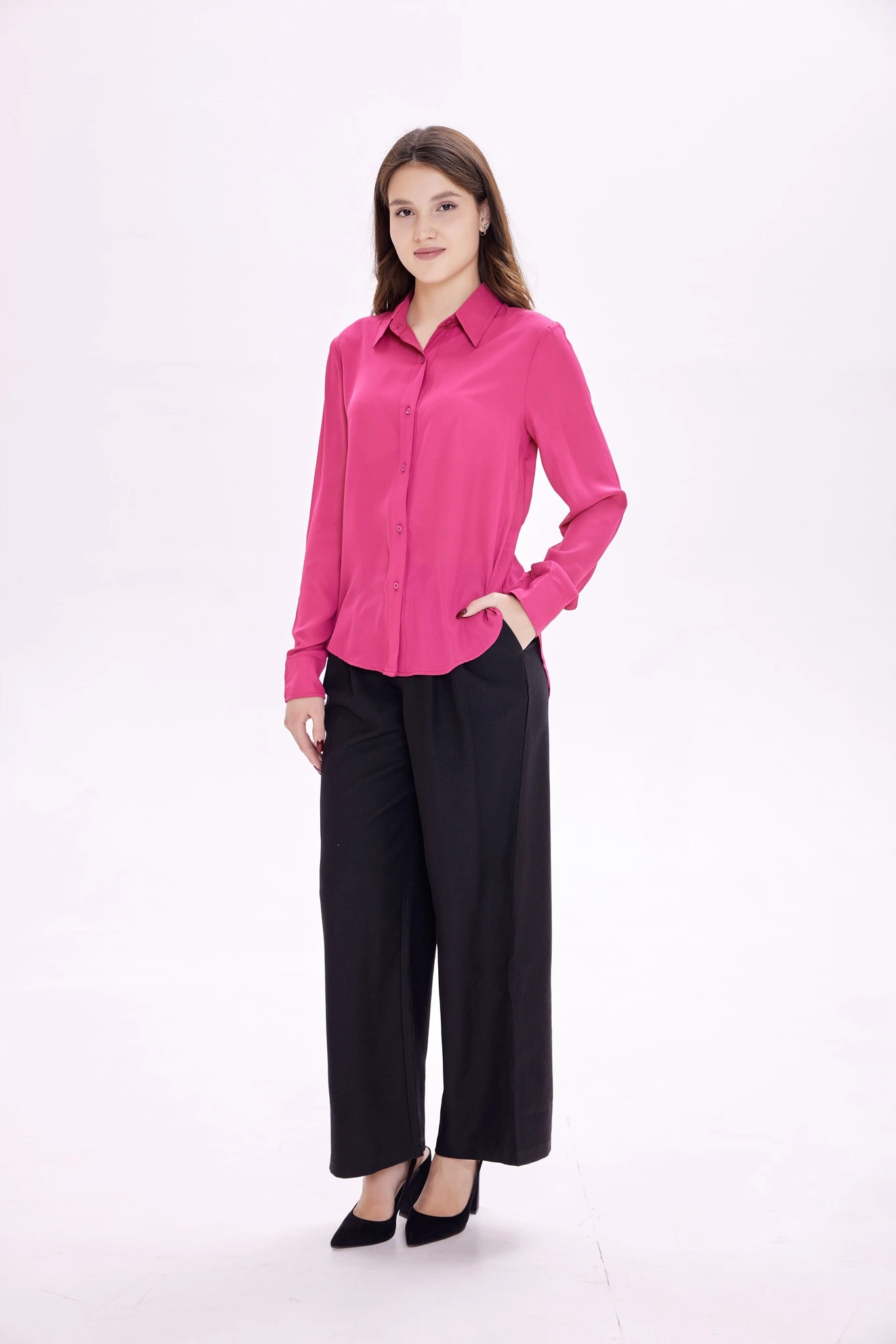 Брюки черный для женщин 39232-1 71