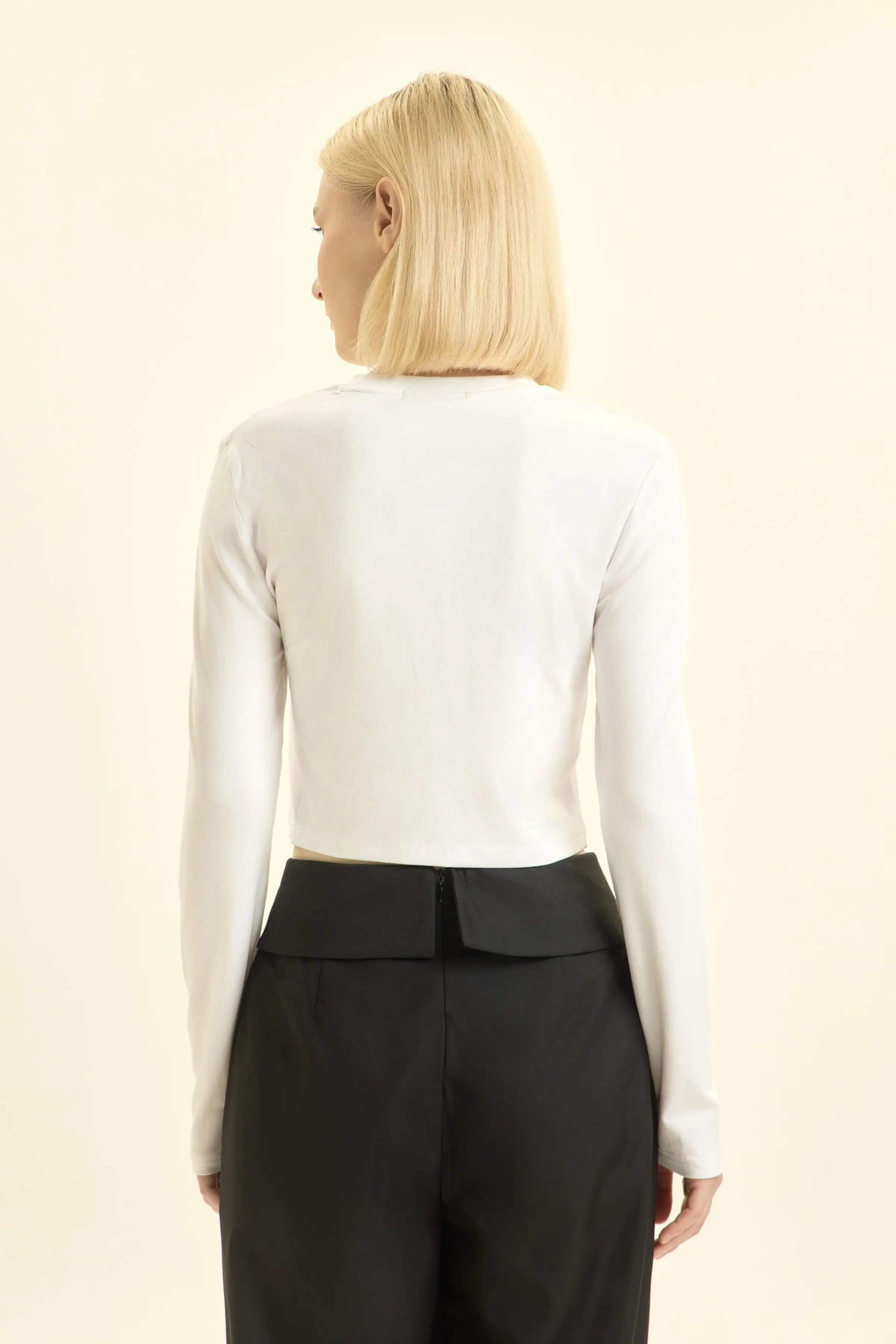 Лонгслив белый для женщин 46158-4 59