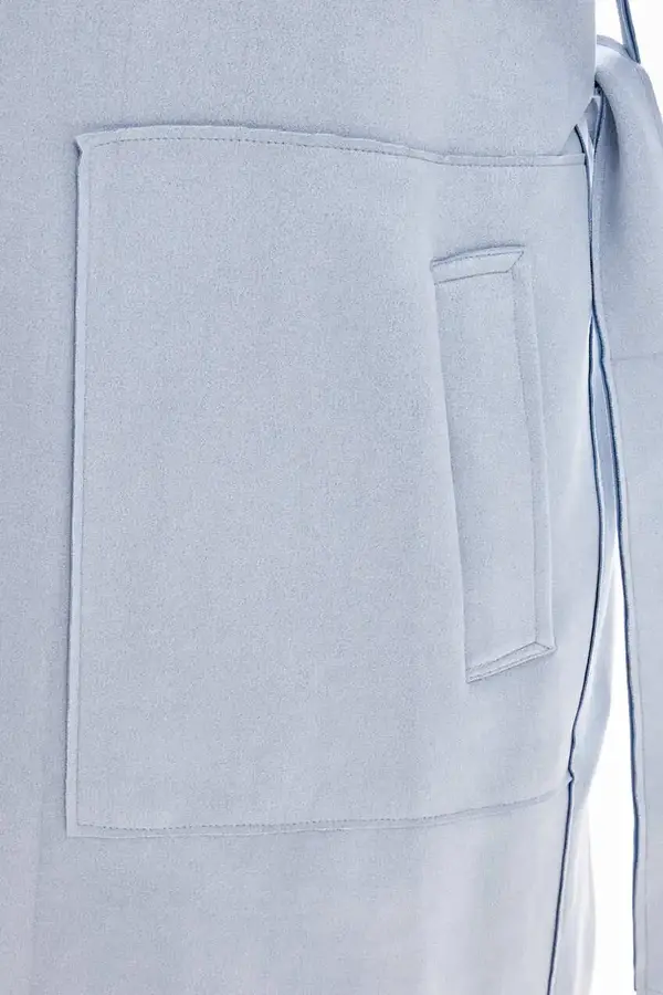 Плащ голубой для женщин 353/521/38279-10 49