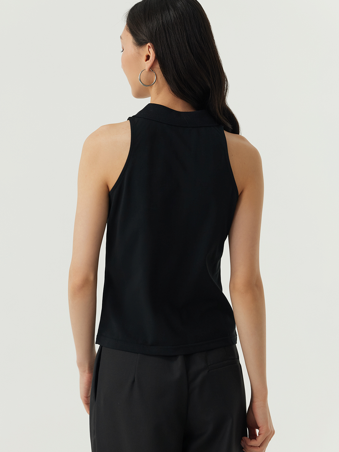 Топ черный для женщин 48217-1 46