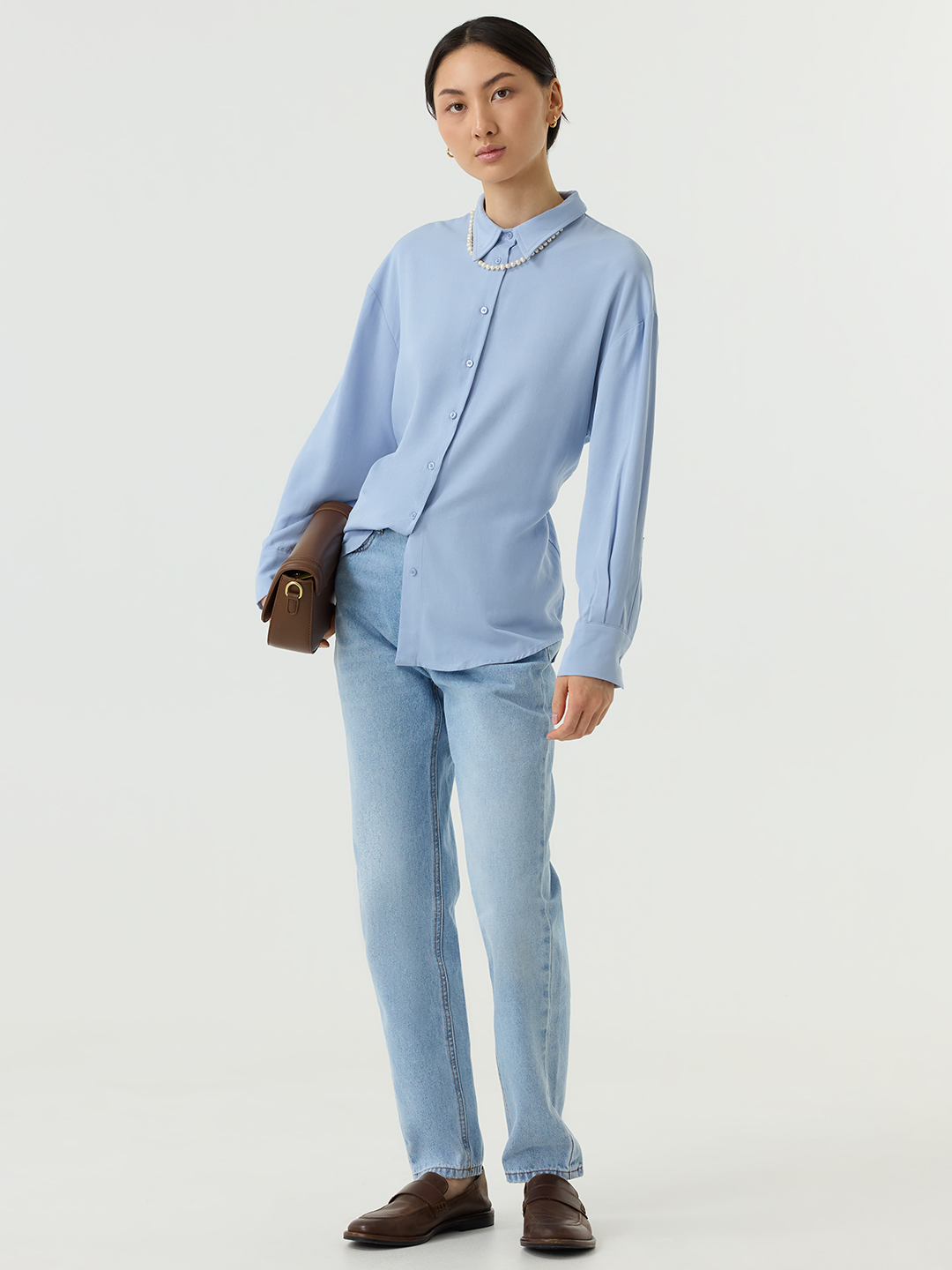 Джинсы голубой для женщин 48755-10 74