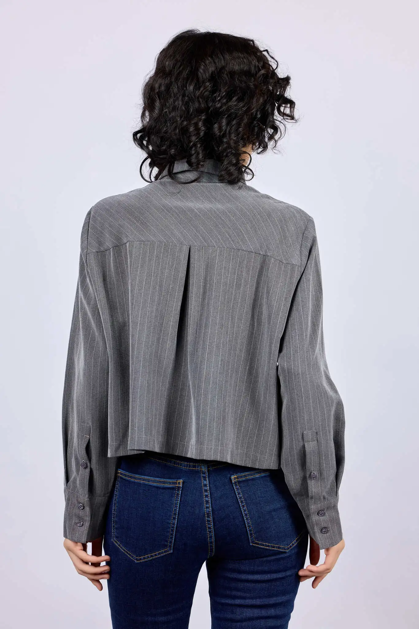 Рубашка серый для женщин 43218-61 66