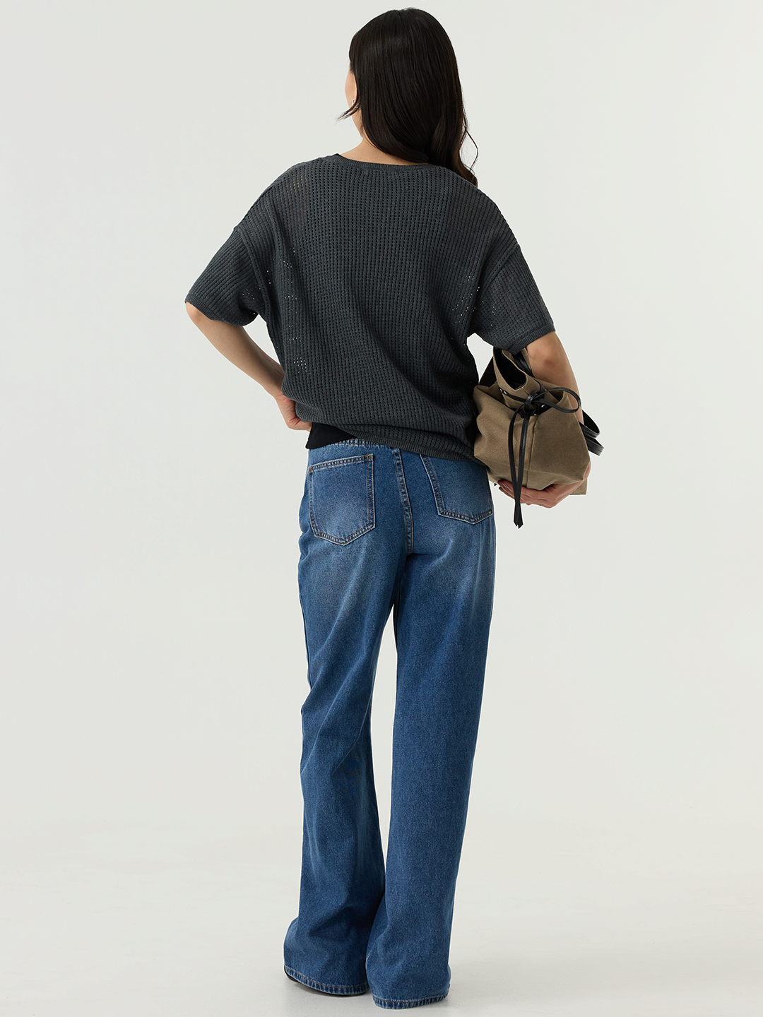 Джемпер темно-серый для женщин 48154-12 60