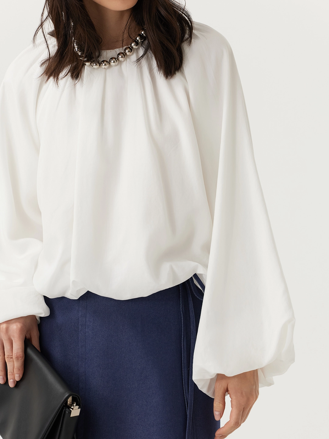 Блузка белый для женщин 48118-4 28