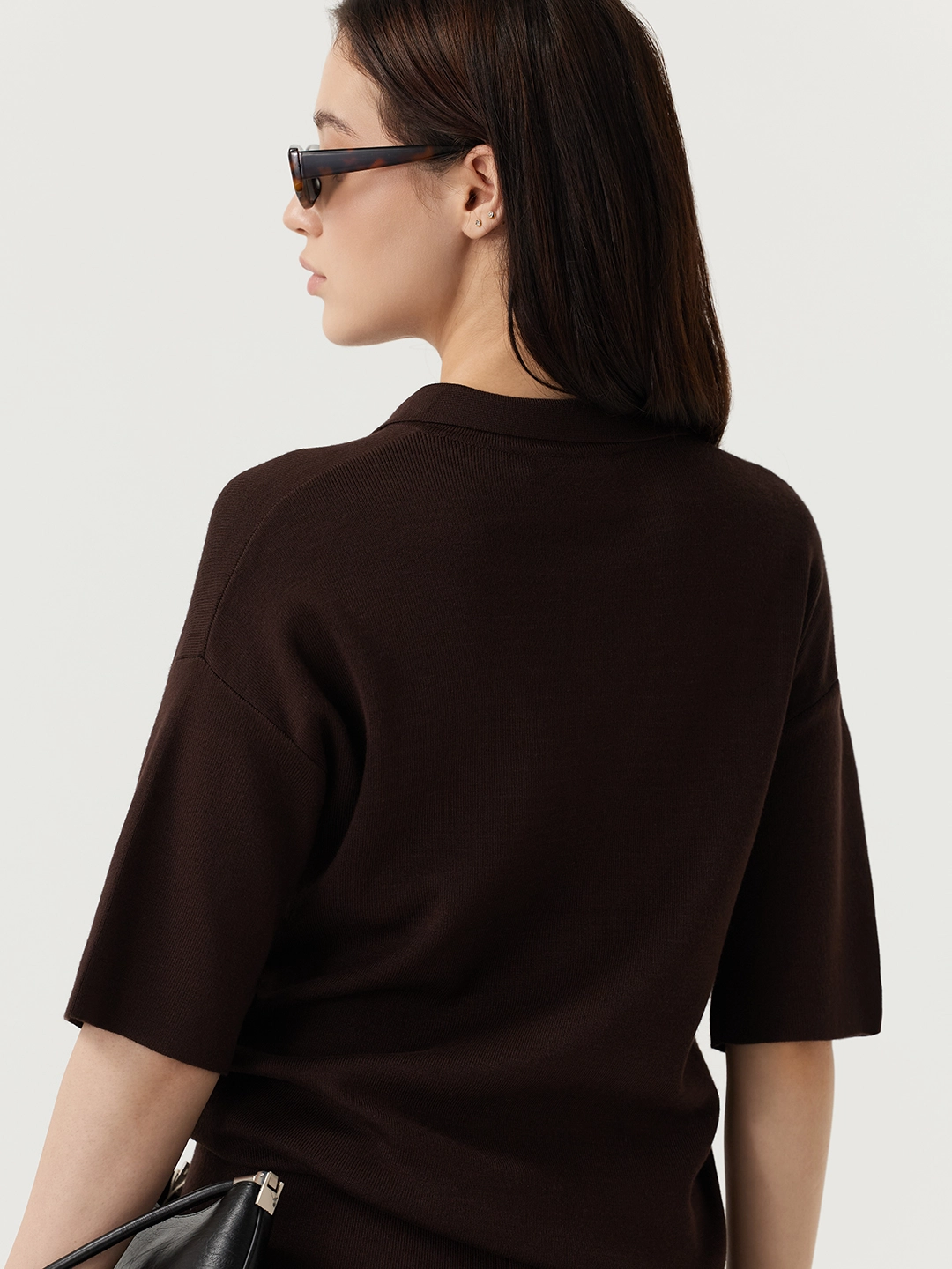 Джемпер коричневый для женщин 48146-13 60