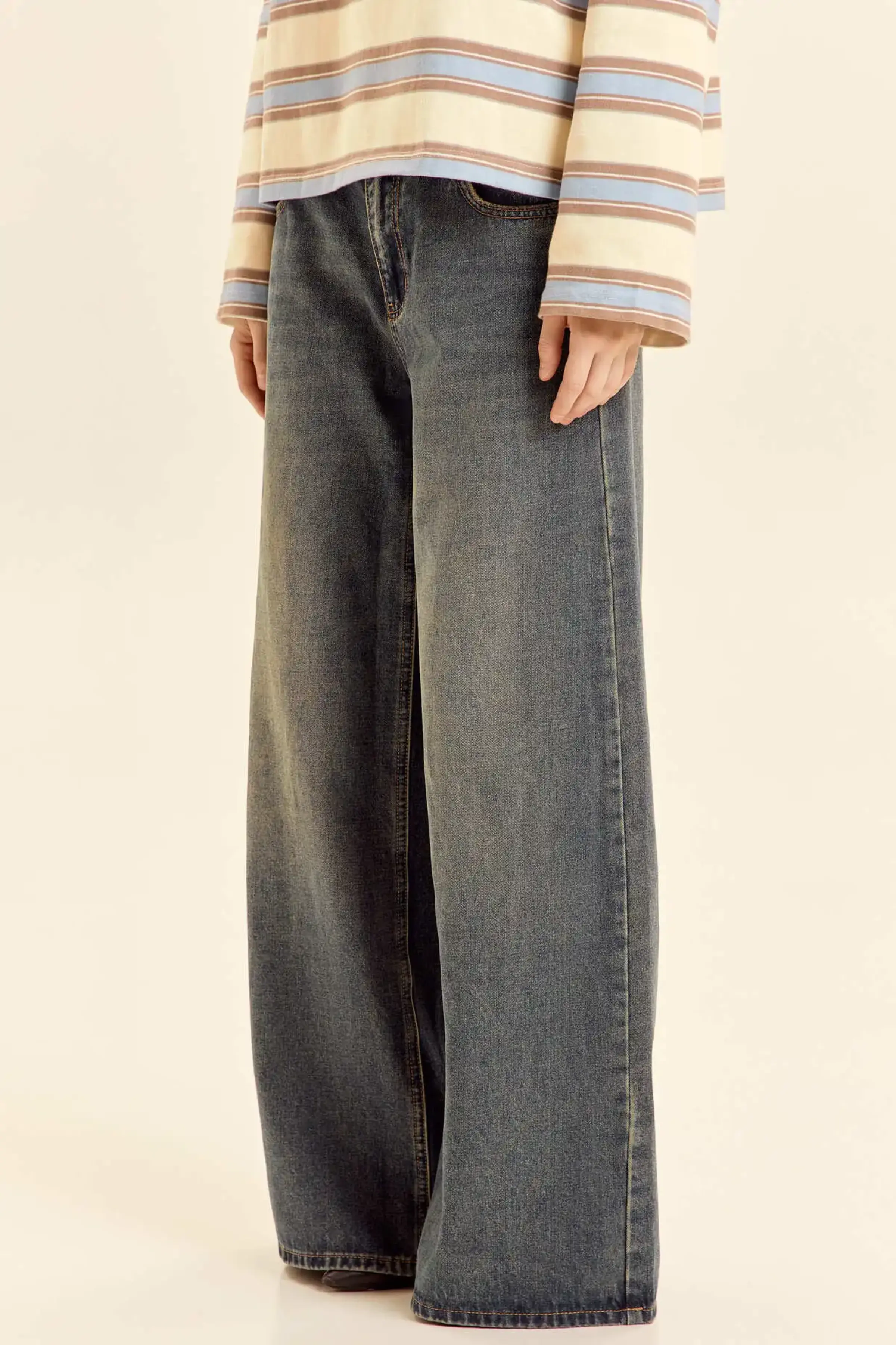 Джинсы темно-синий для женщин 46188-18 74