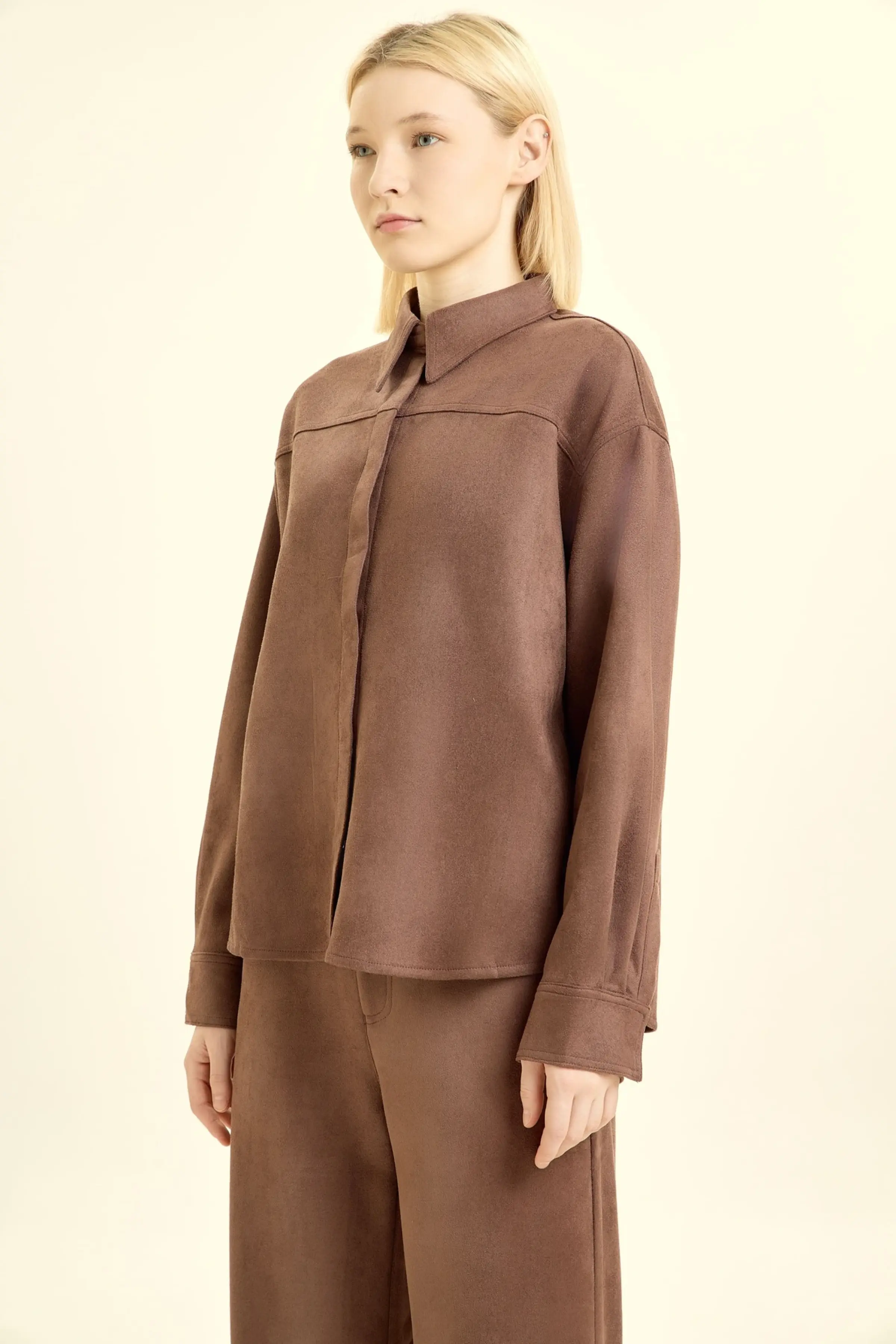 Рубашка коричневый для женщин 46131-13 66