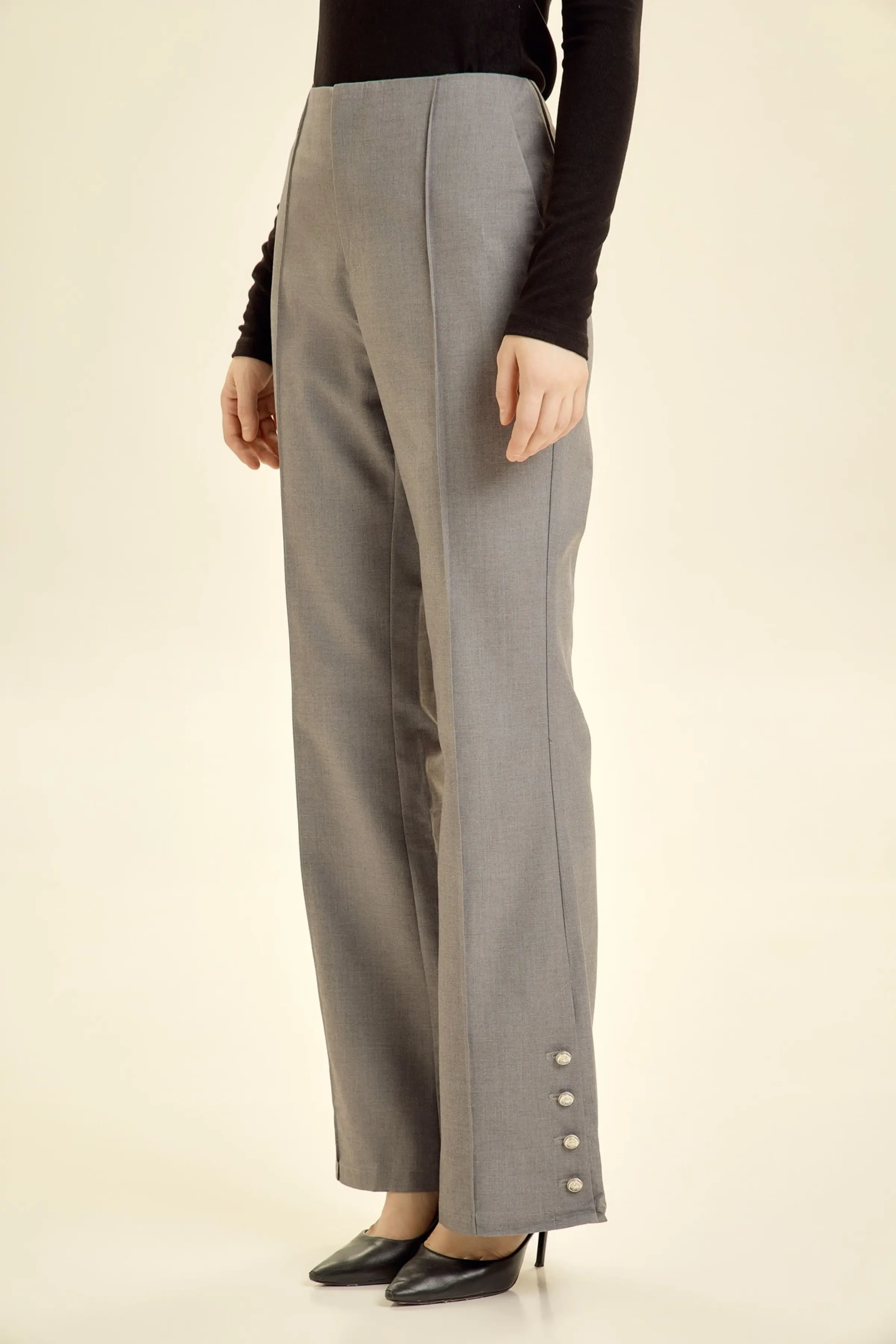 Брюки серый для женщин 46141-61 71