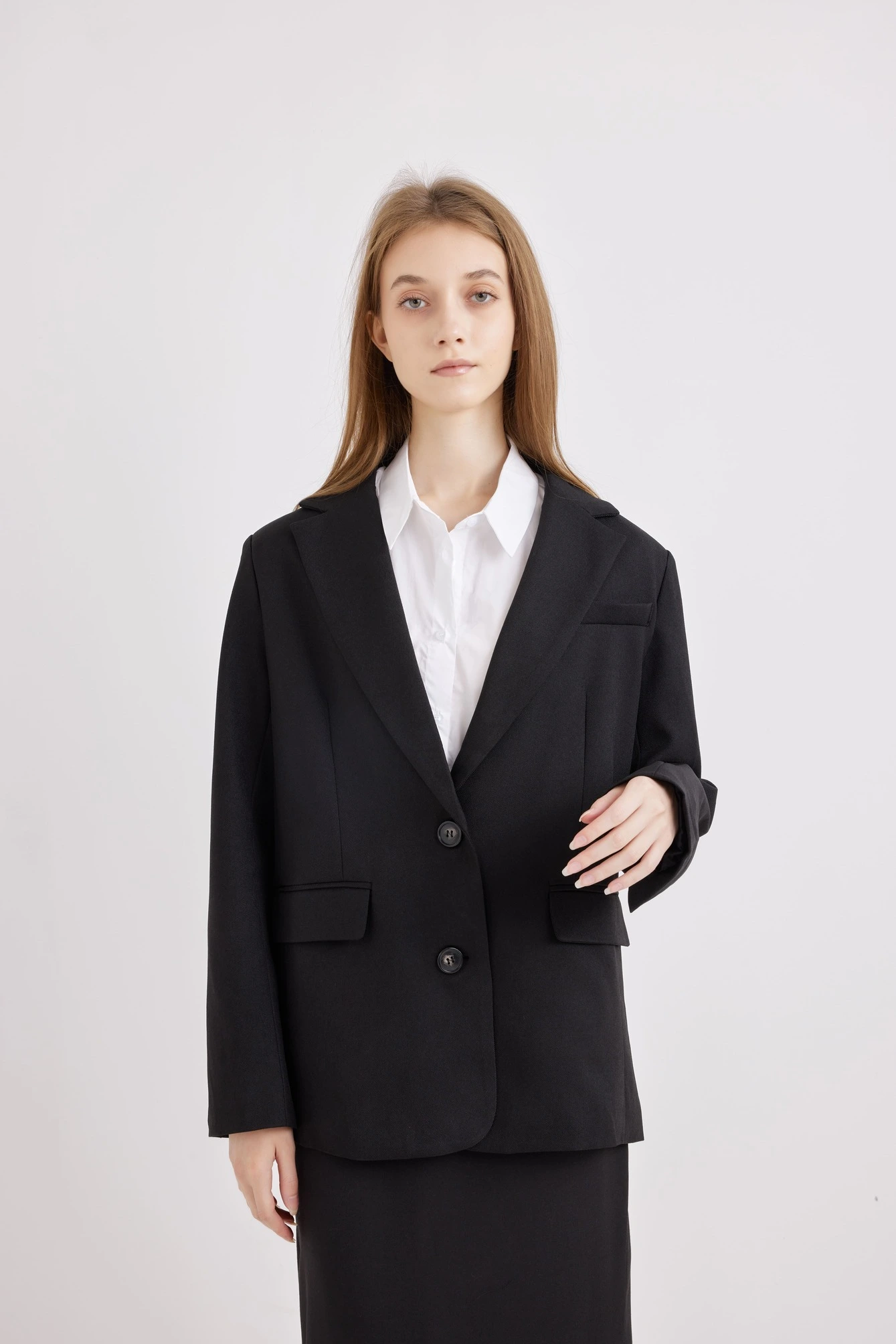 Жакет черный для женщин 42177-1 64