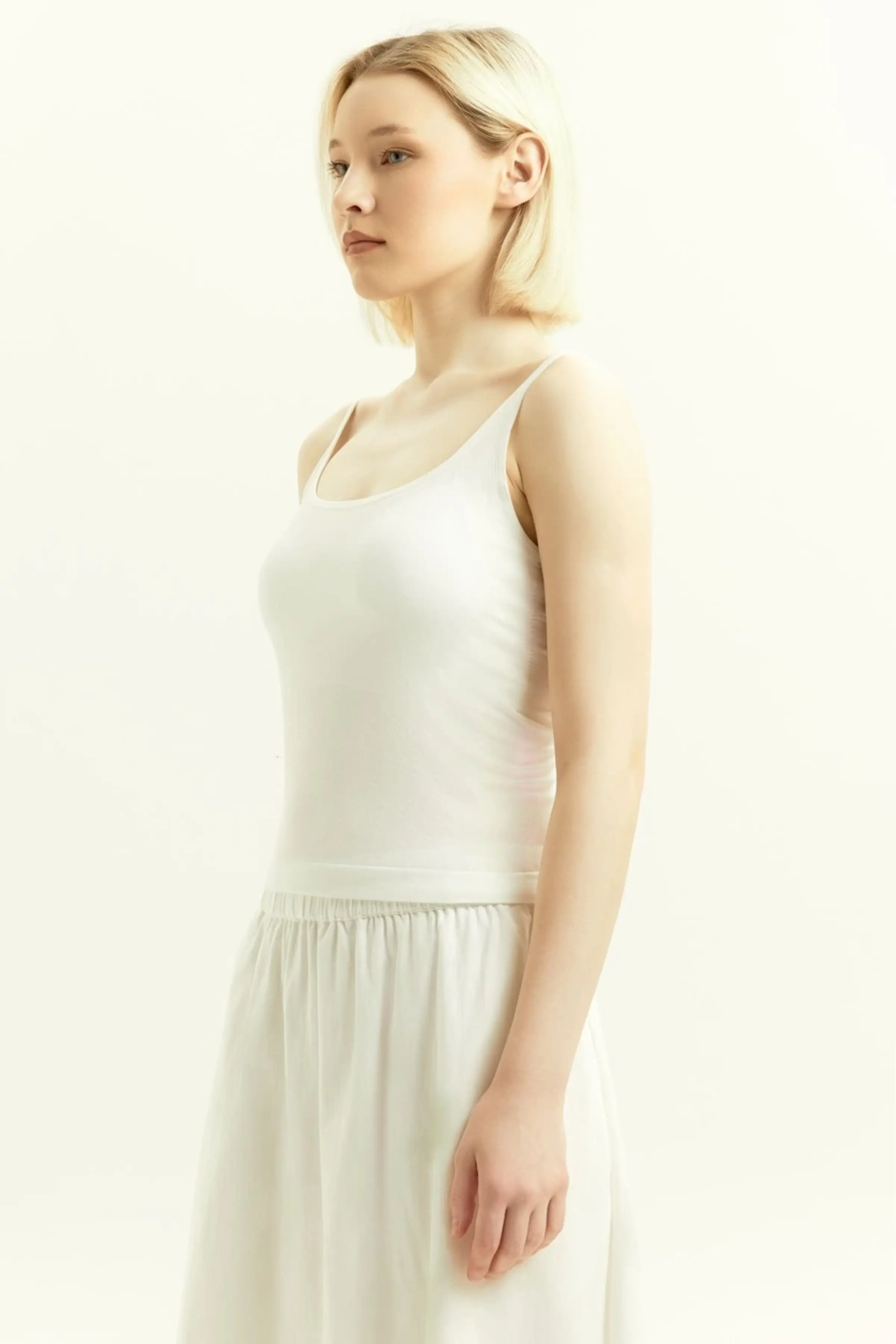 Топ белый для женщин 45330-4 46