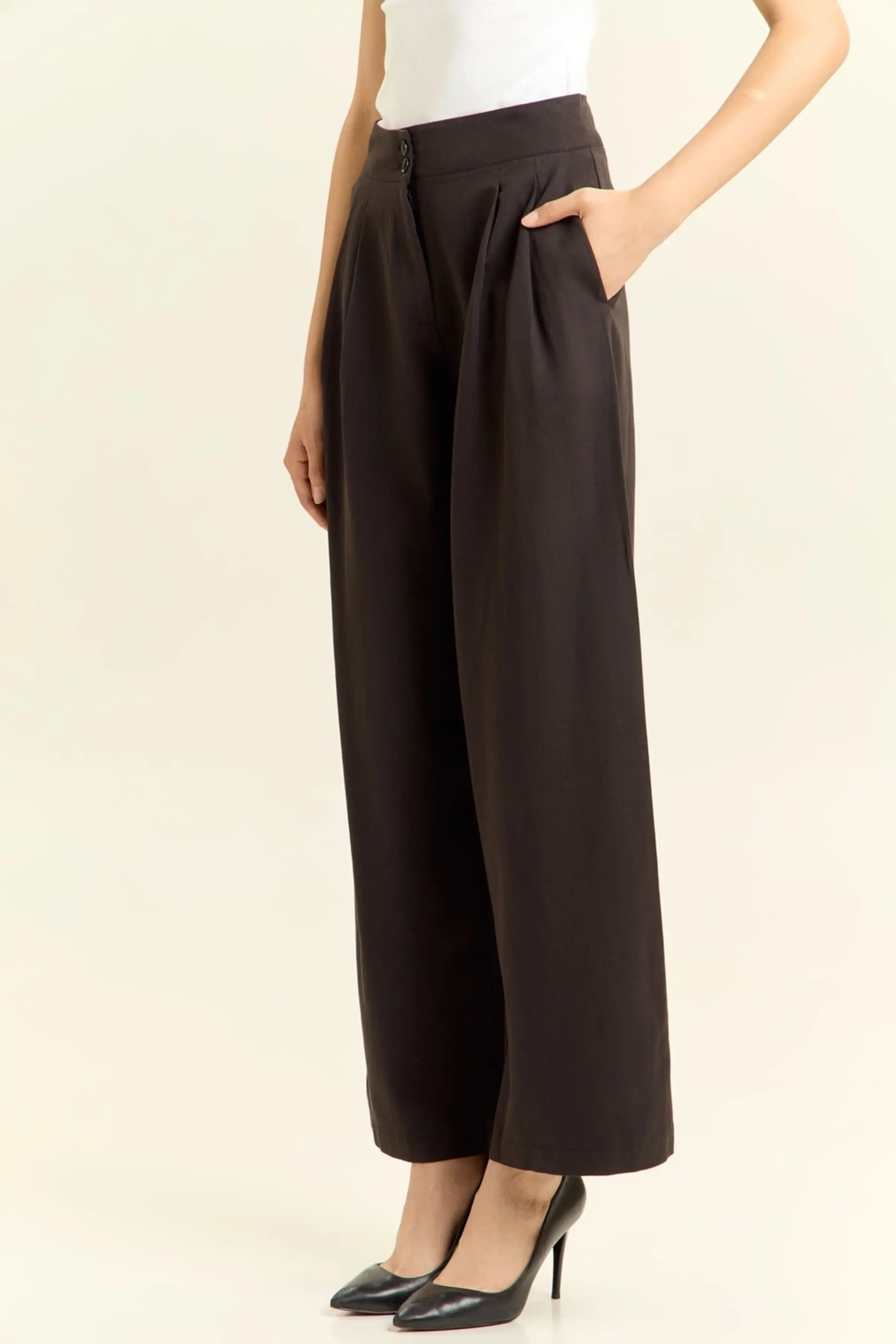 Брюки черный для женщин 45134-1 71