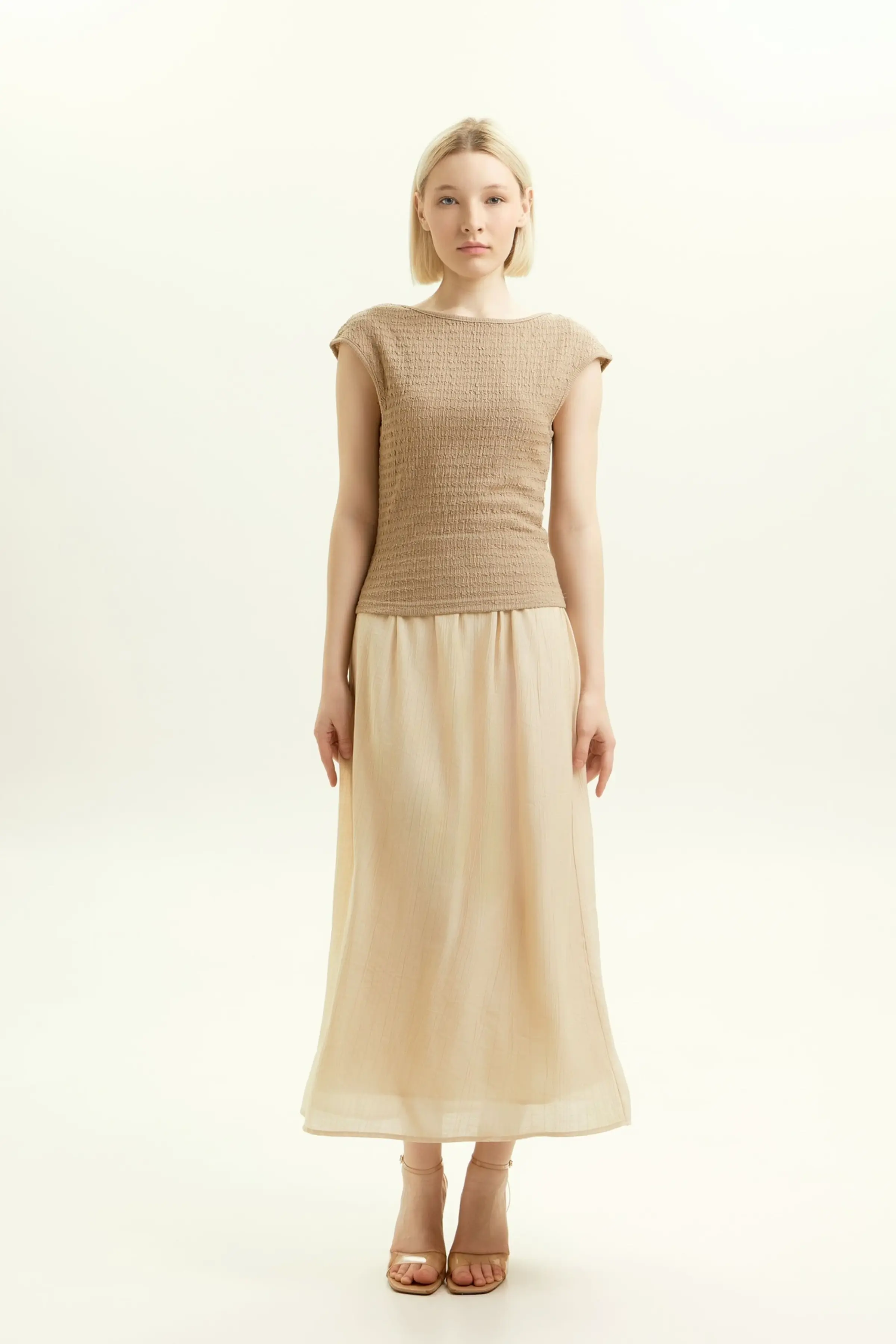 Юбка бежевый для женщин 45347D-15 52