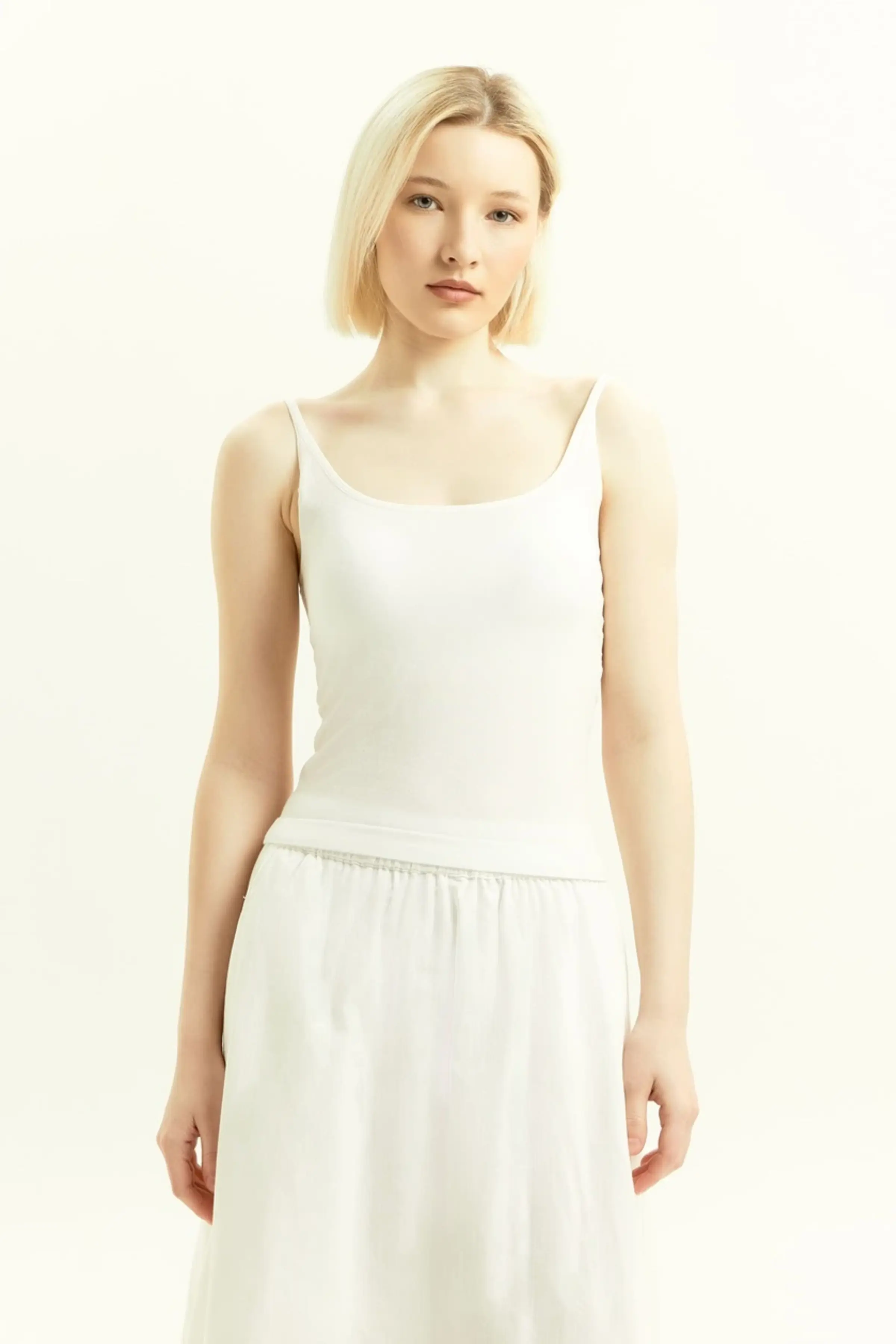 Топ белый для женщин 45330-4 46