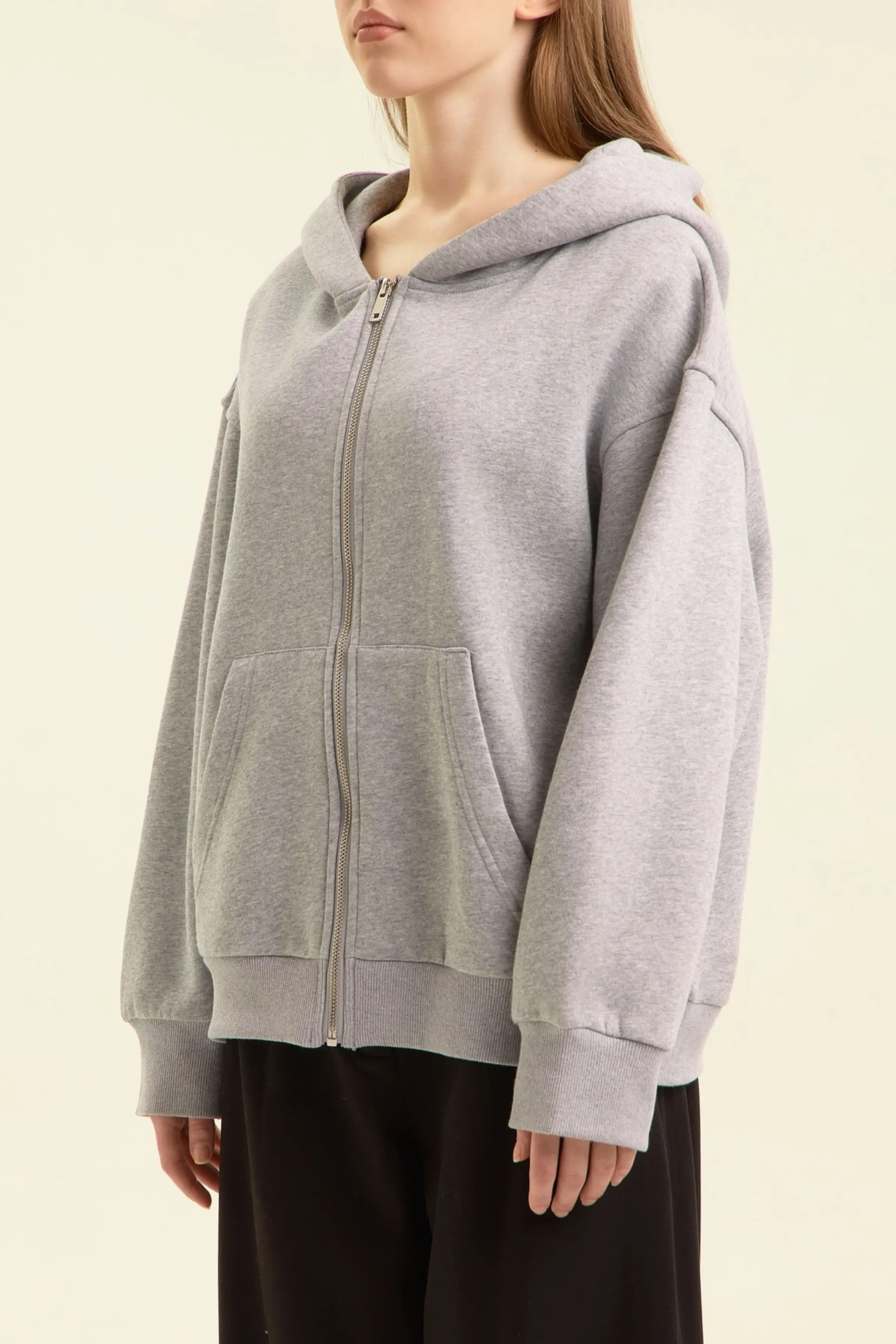Худи серый для женщин 47244-61 62