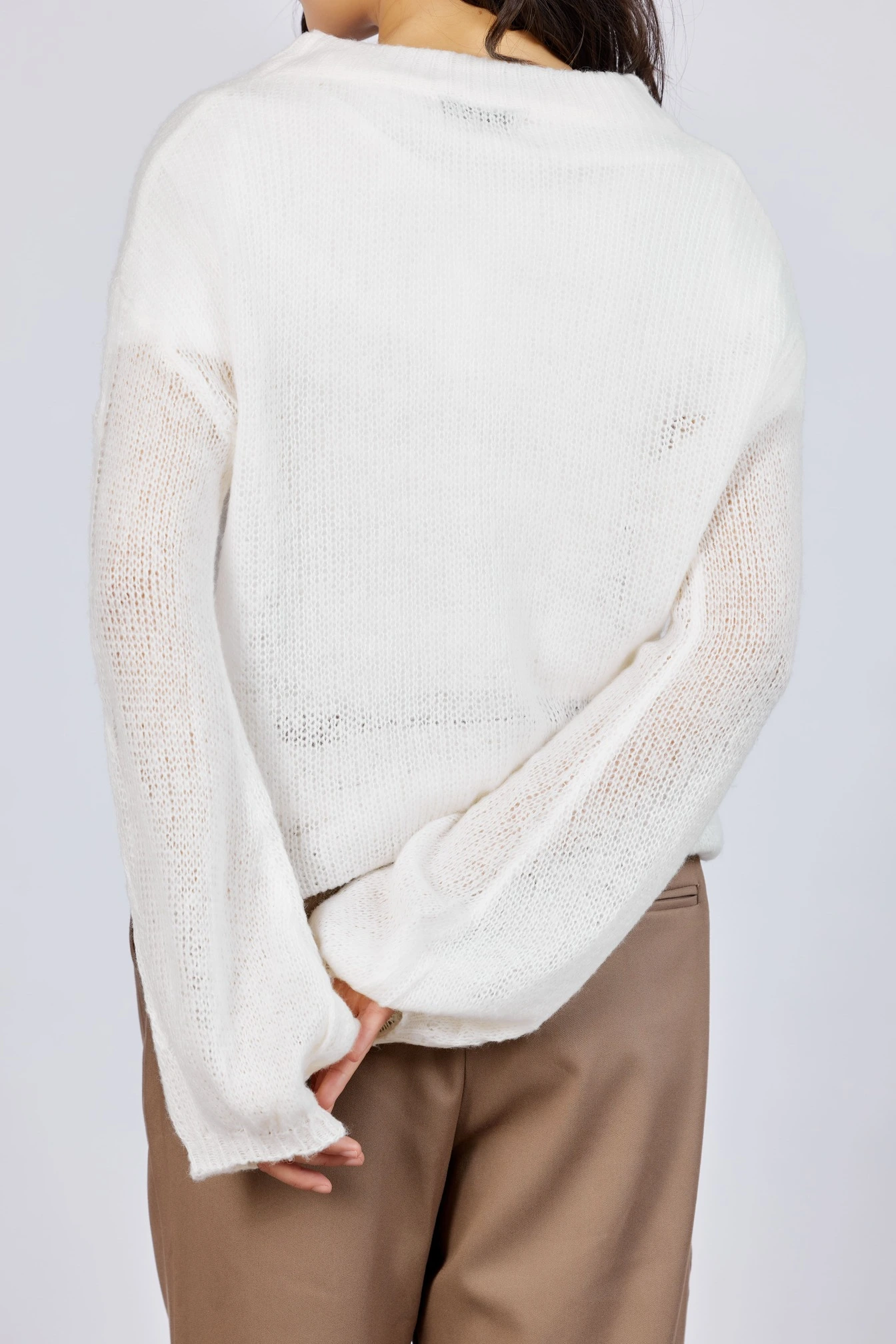 Джемпер белый для женщин 43102-4 60