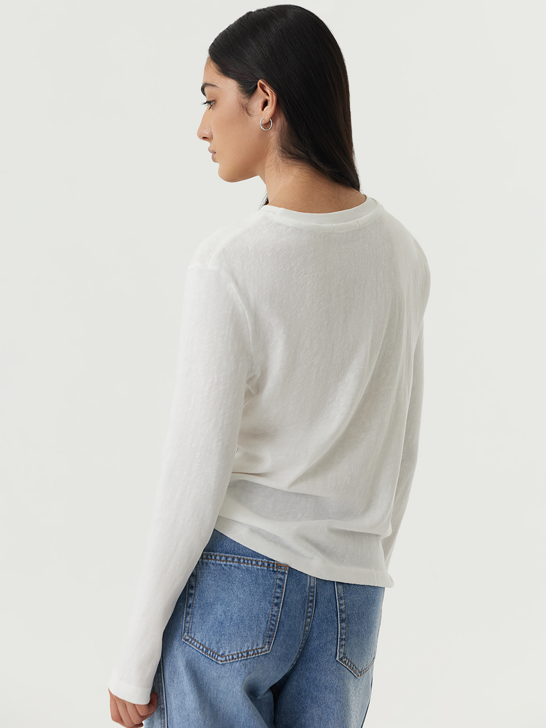 Лонгслив белый для женщин 48266-4 59