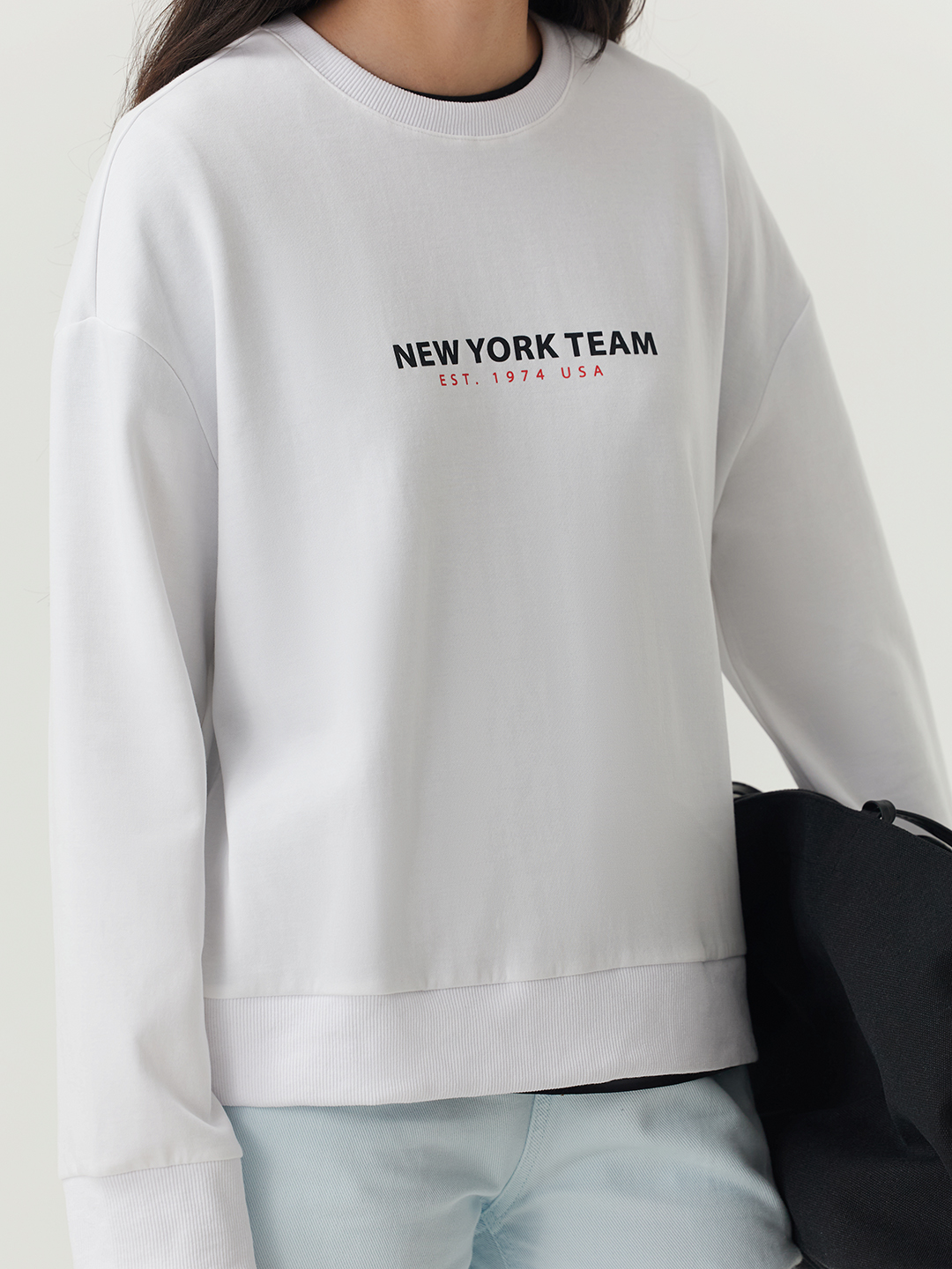 Лонгслив белый для женщин 48197-4 59