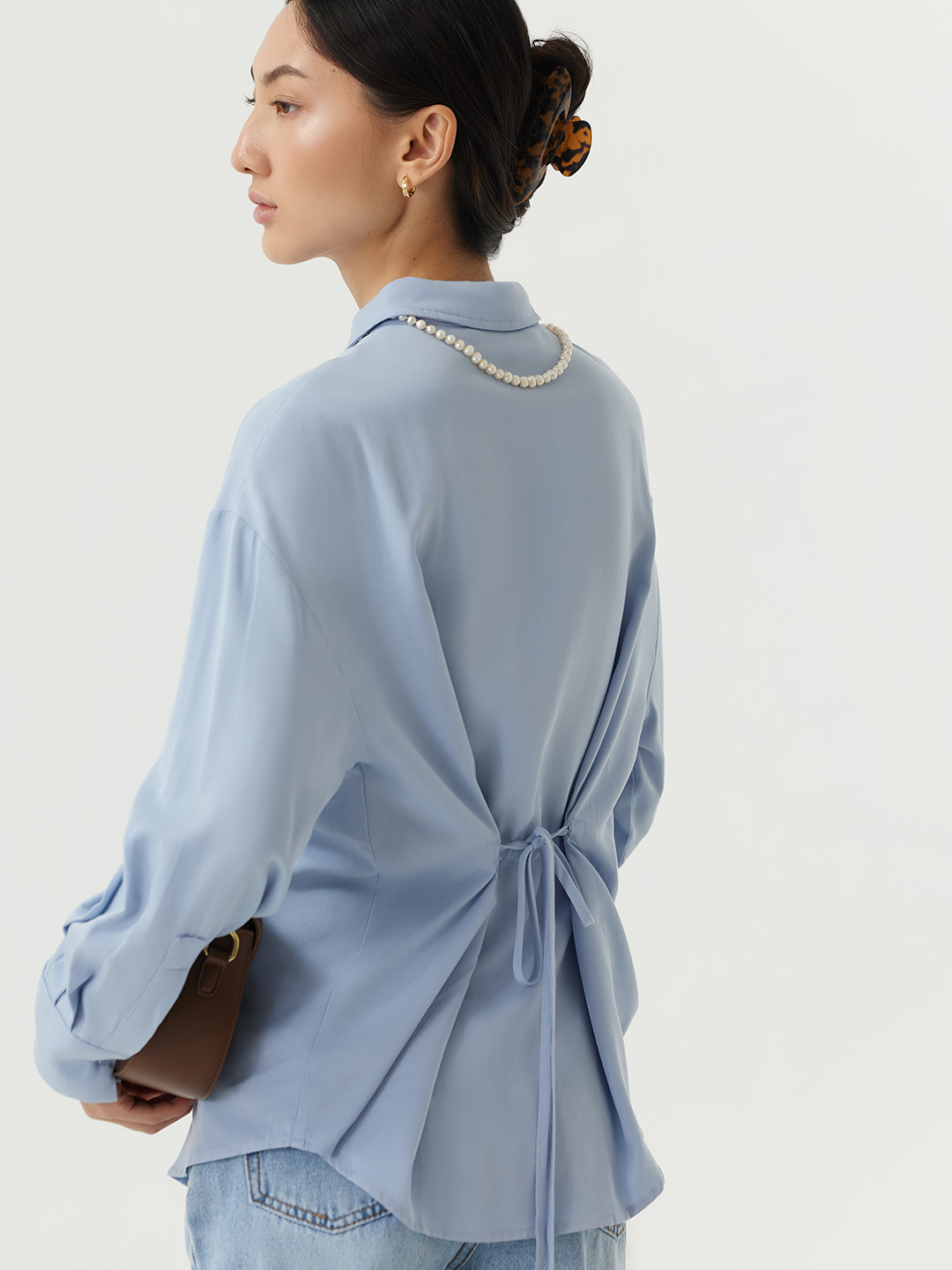 Рубашка голубой для женщин 48253-10 66