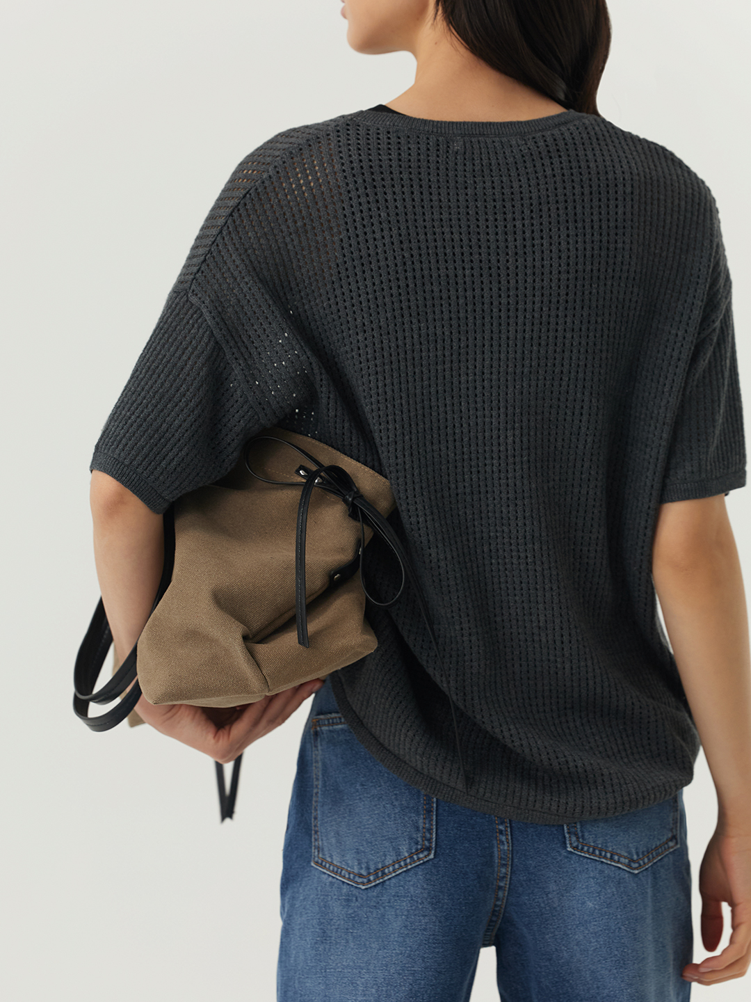 Джемпер темно-серый для женщин 48154-12 60