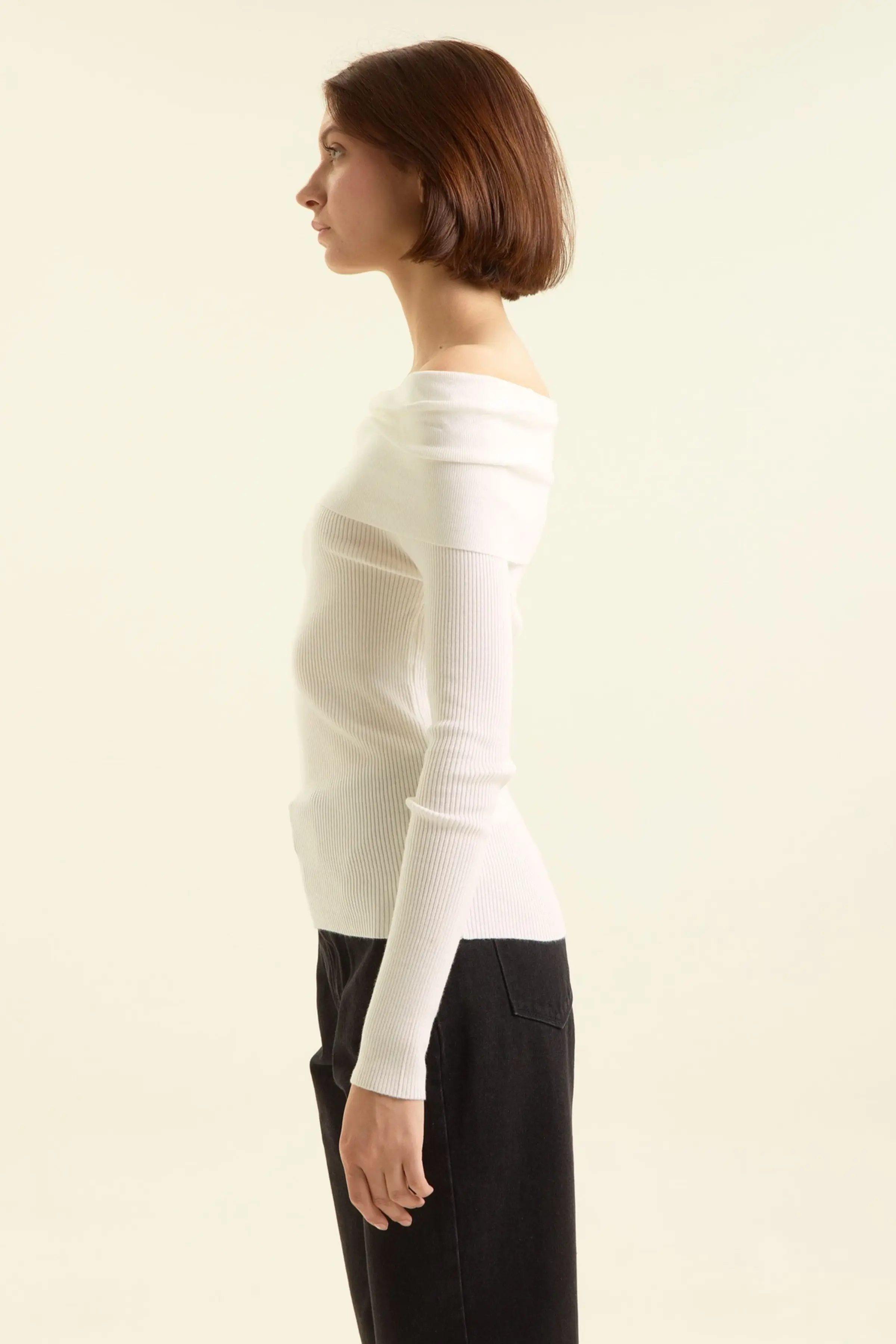 Джемпер белый для женщин 47170-4 60