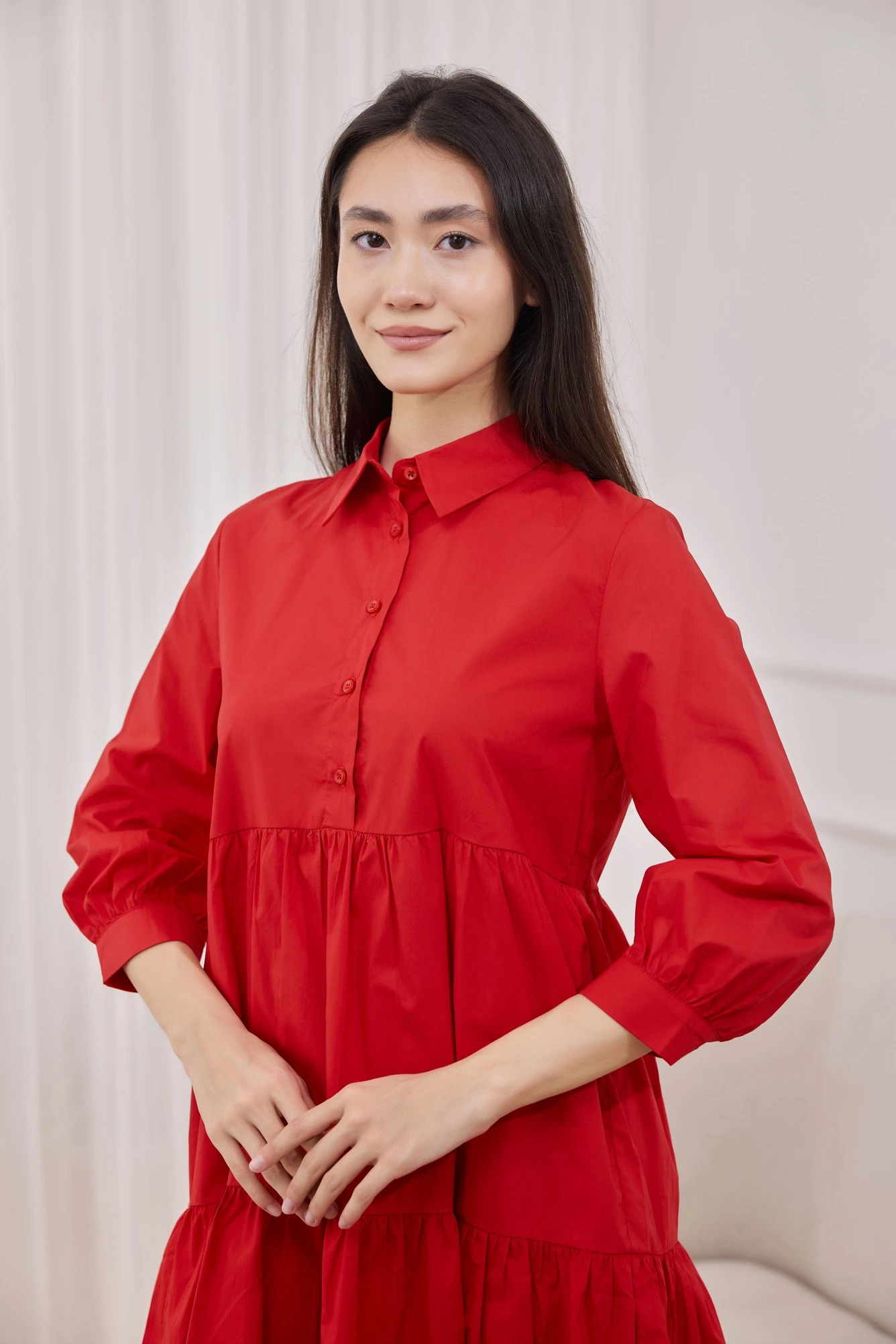 Платье красный для женщин 41188-7 54