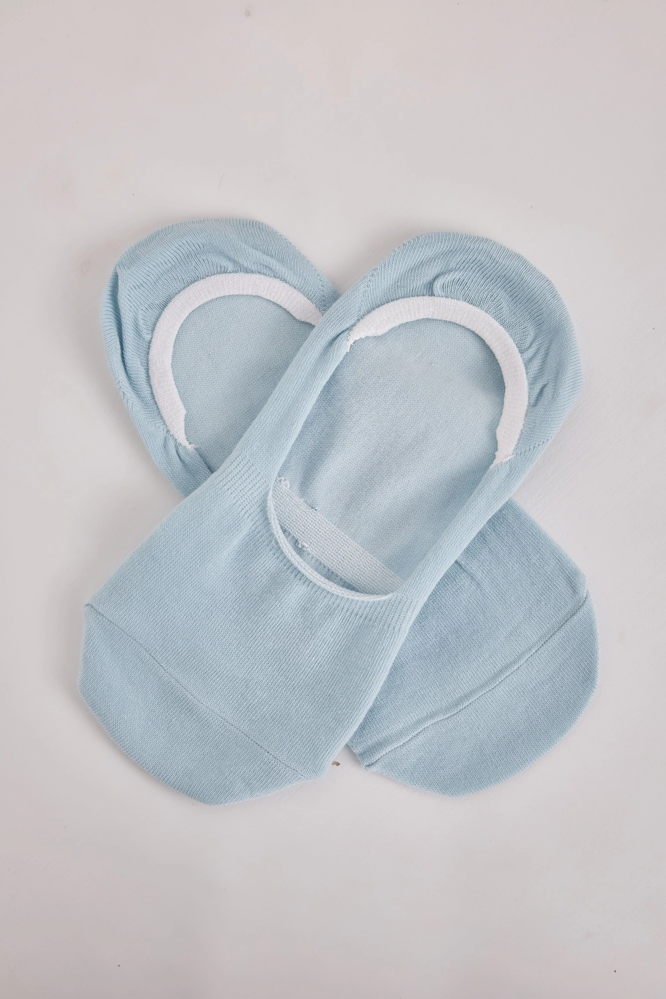 Носки белый+голубой для женщин K-191-255 21