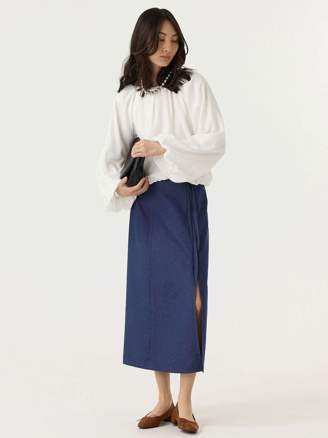 Юбка синий для женщин 48189-65 52