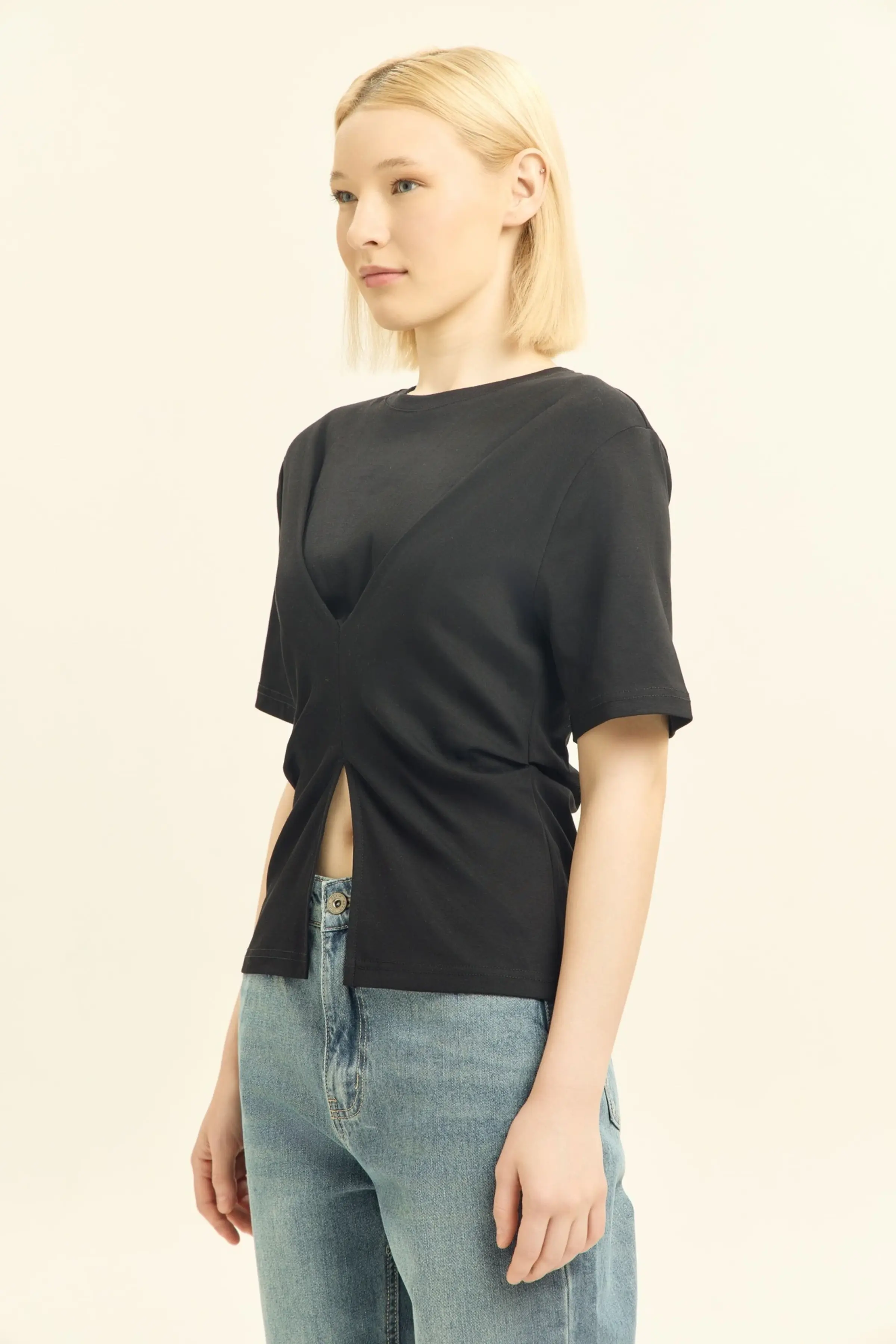 Футболка черный для женщин 45322-1 67