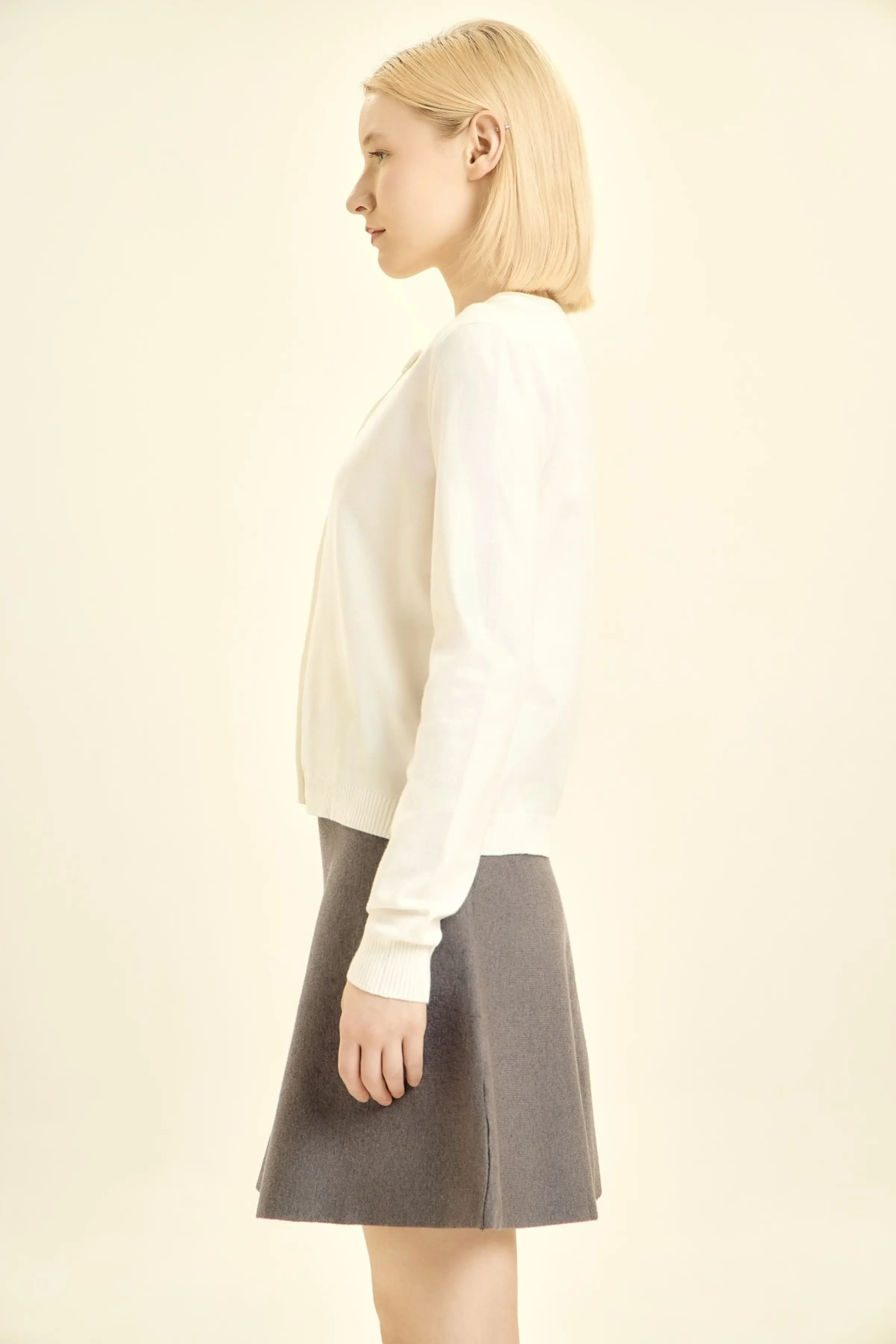 Кардиган белый для женщин 46231-4 50