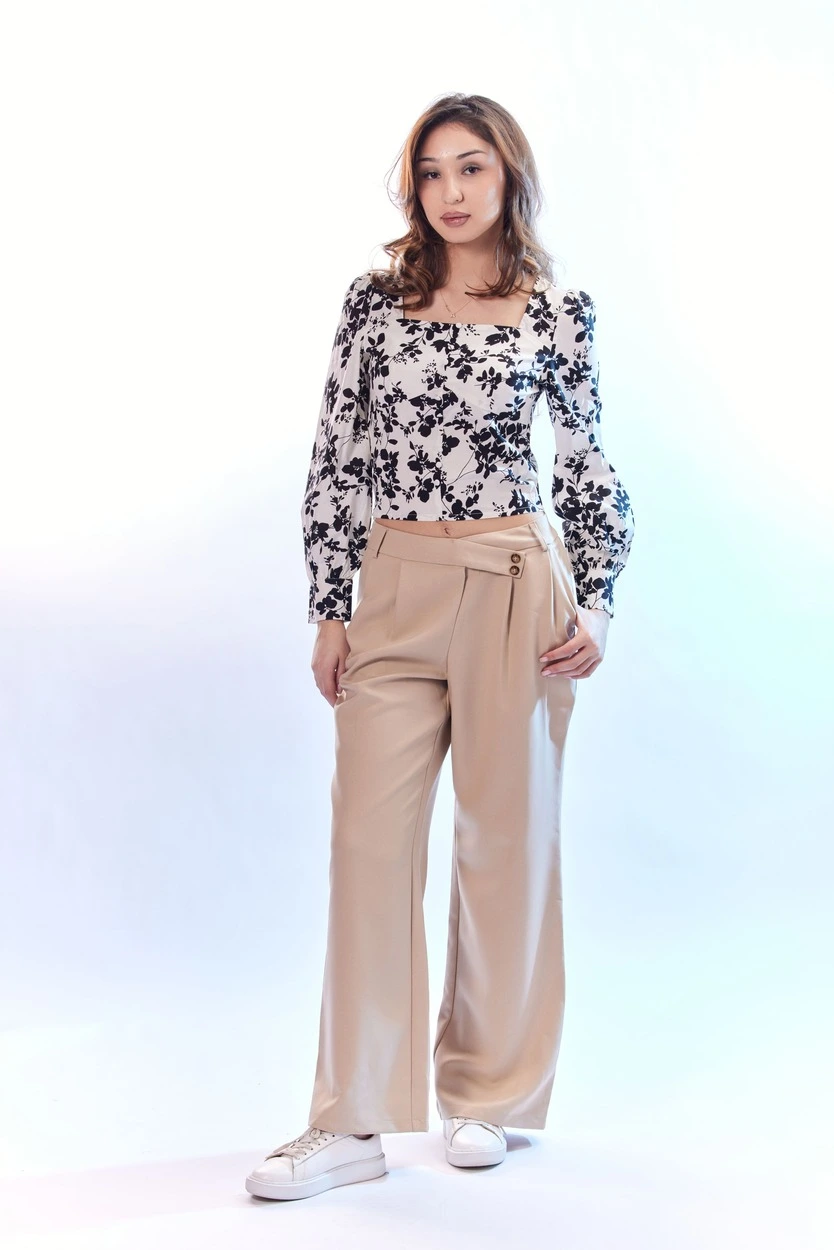 Брюки бежевый для женщин 44158-15 71