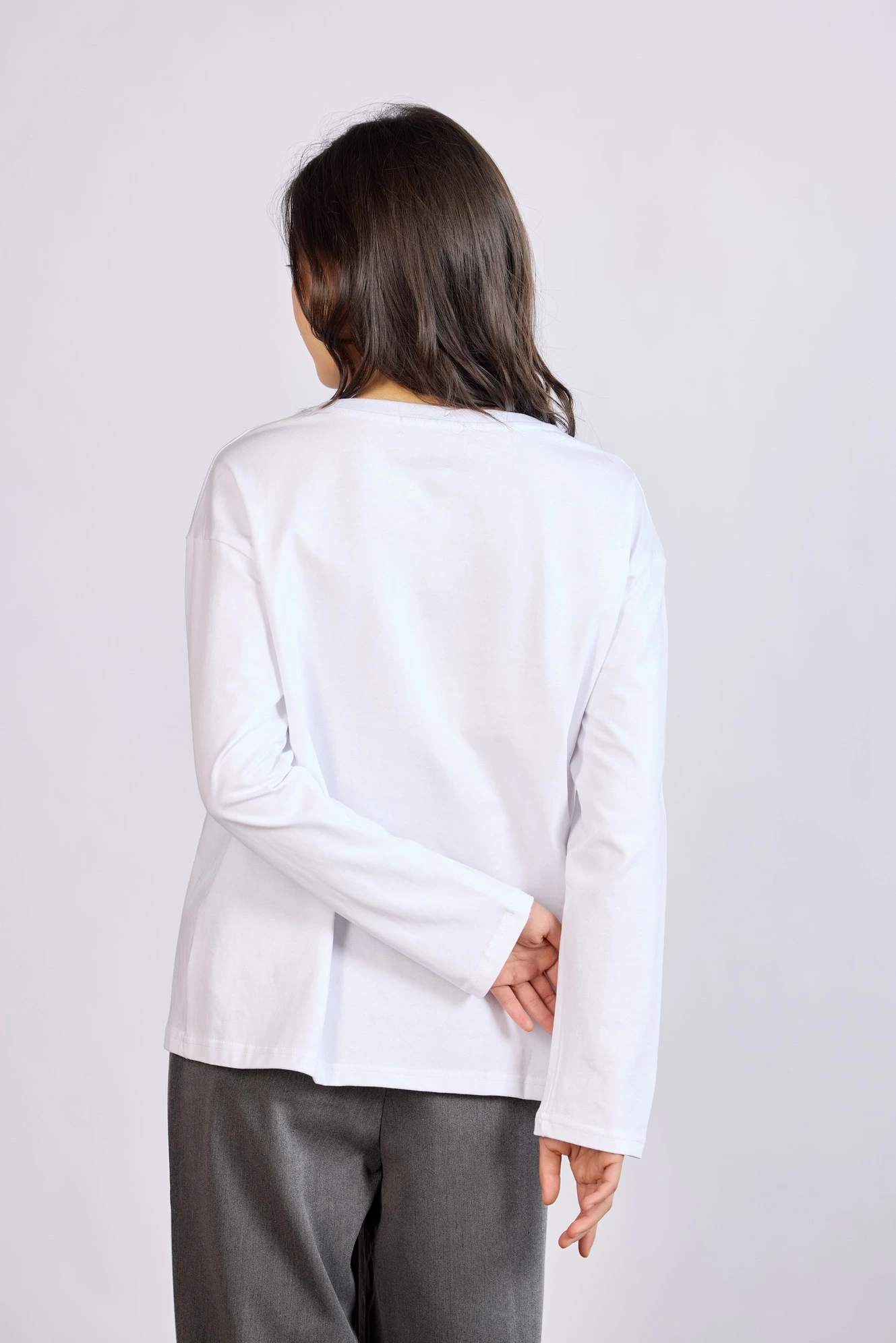 Лонгслив белый для женщин 43100-4 59