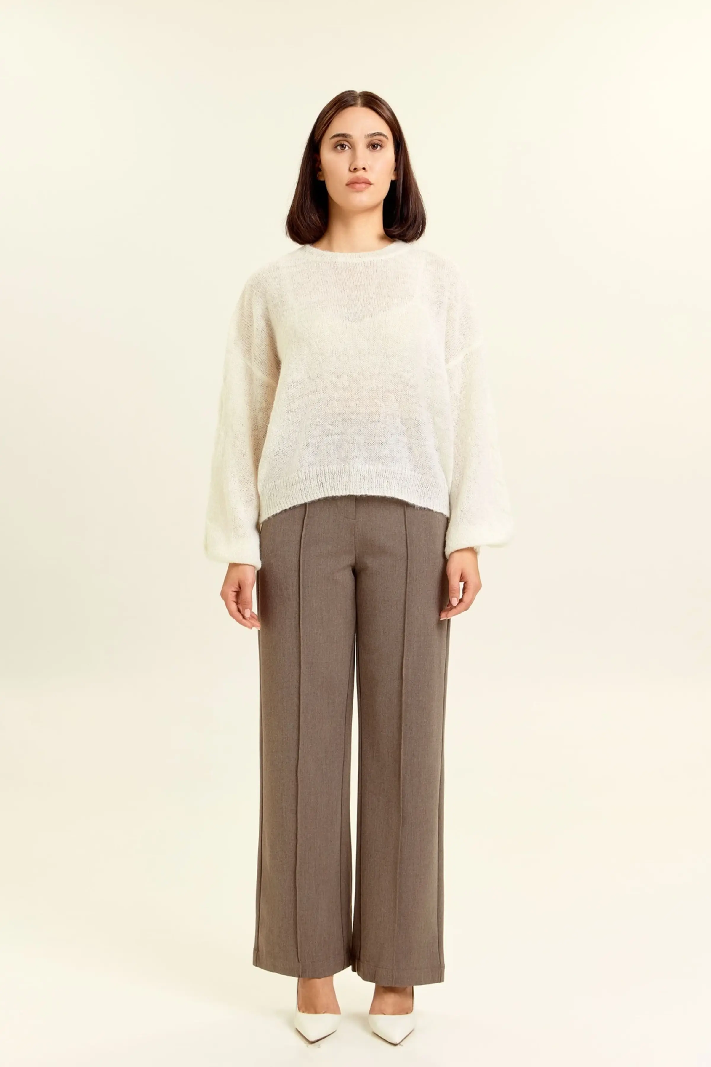 Свитер белый для женщин 47142-4 65