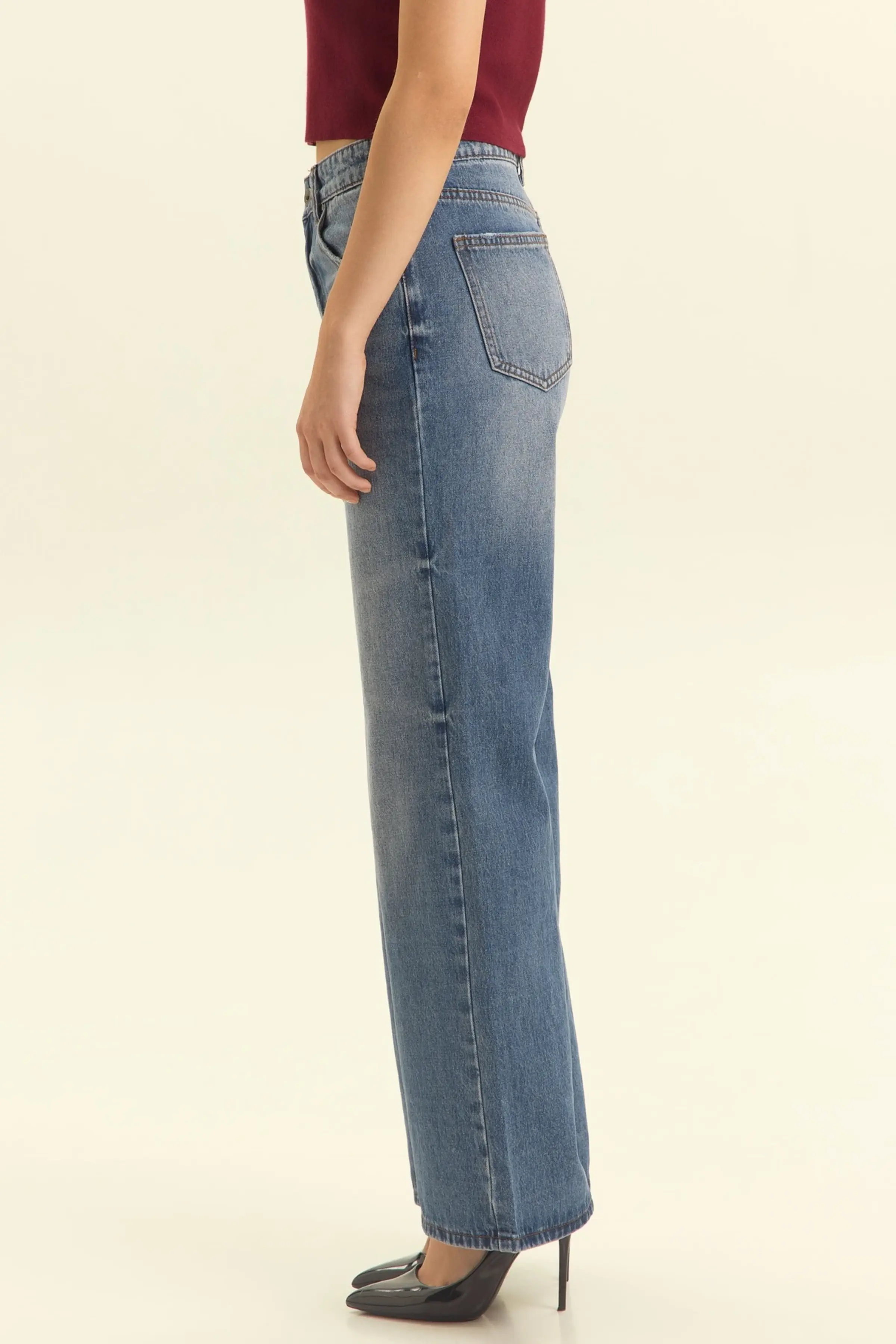 Джинсы светло-синий для женщин 46272-195 74