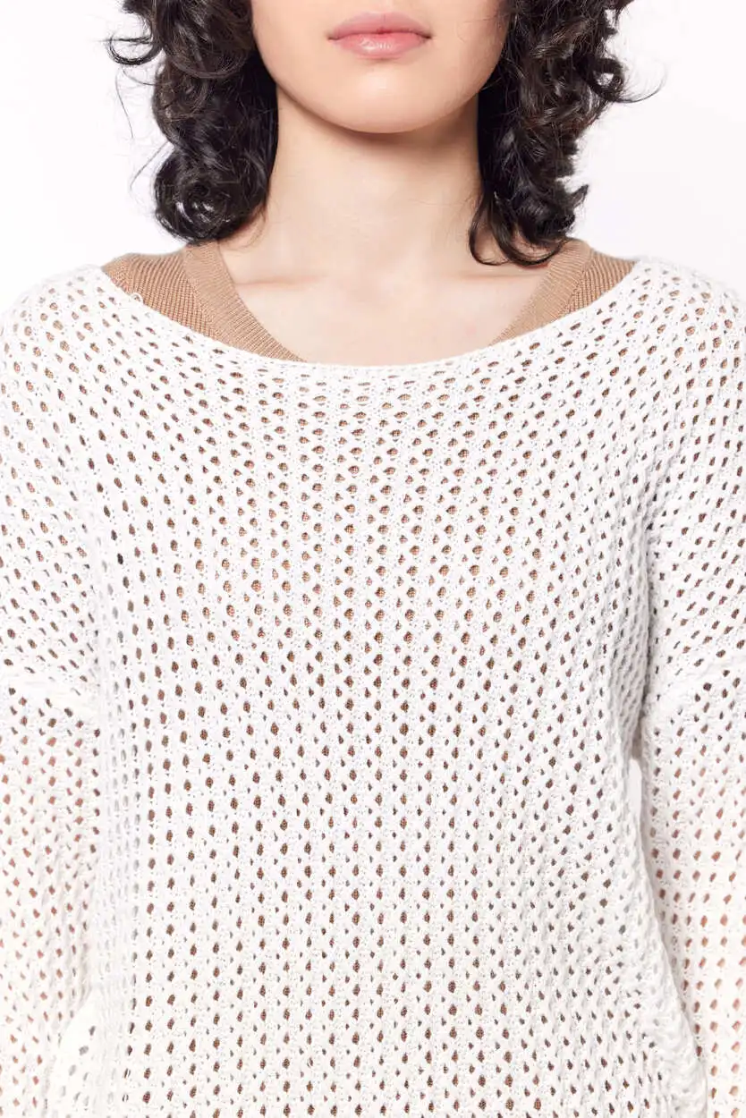 Джемпер белый для женщин 44240-4 60