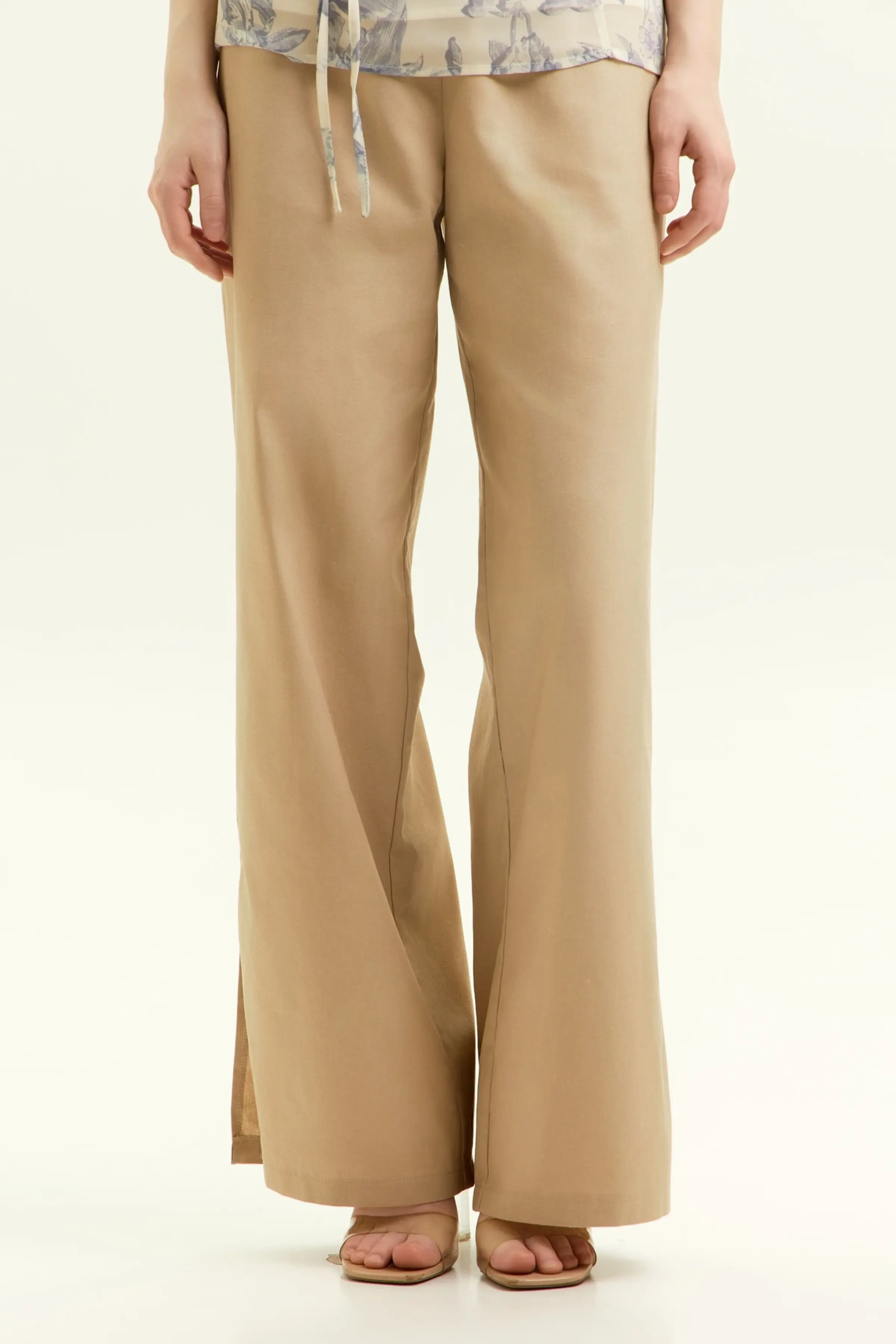 Брюки бежевый для женщин 45154-15 71