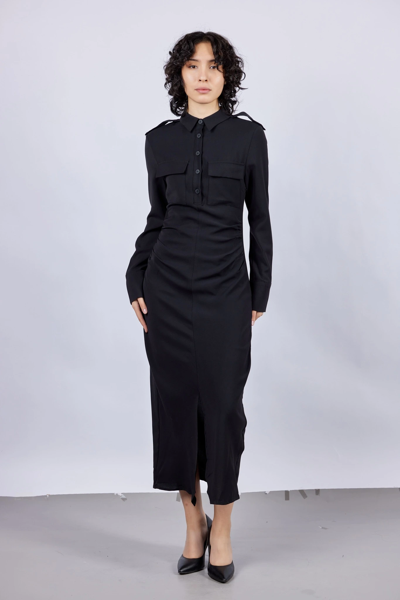 Платье черный для женщин 43220-1 54