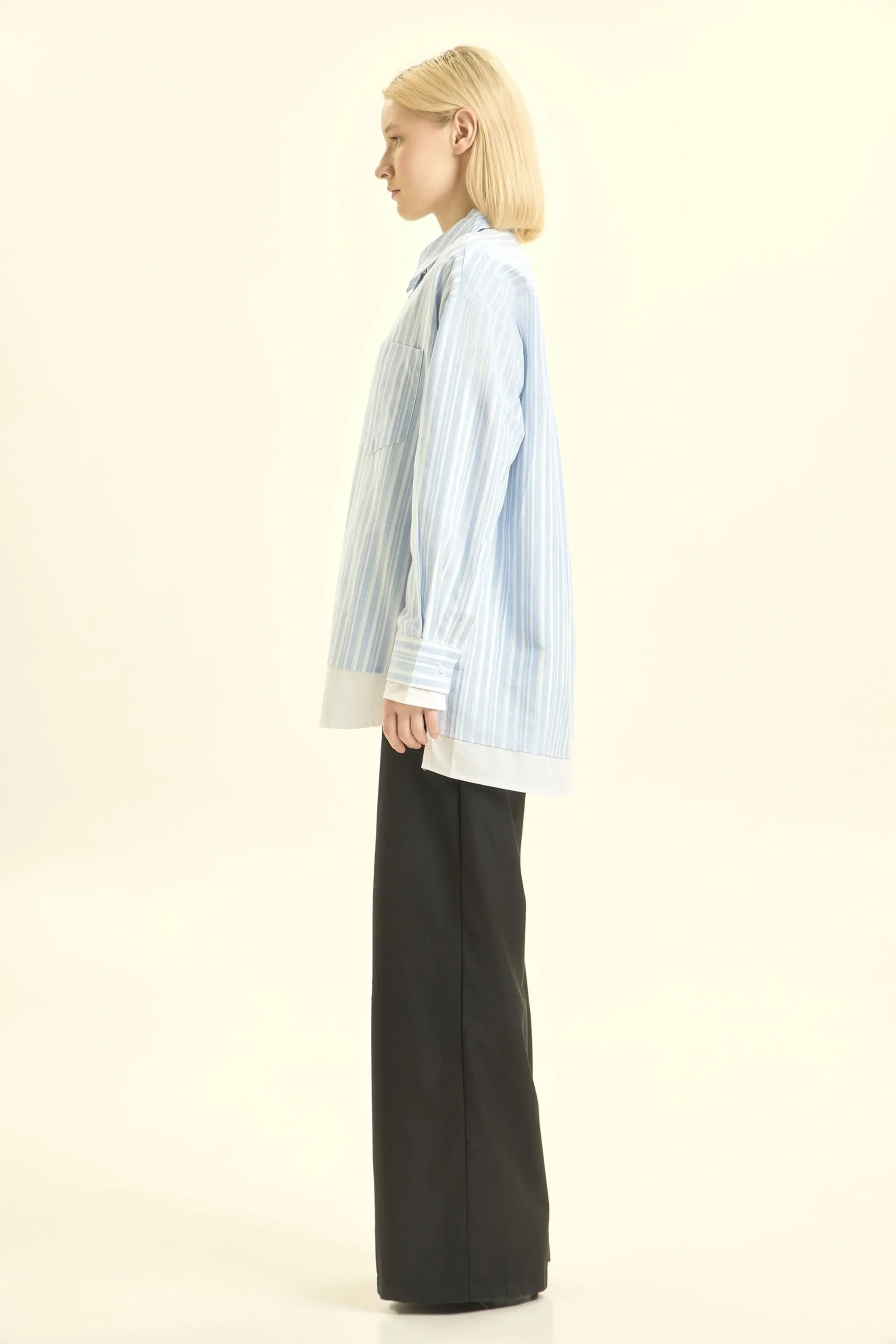 Рубашка голубой для женщин 46300-10 66