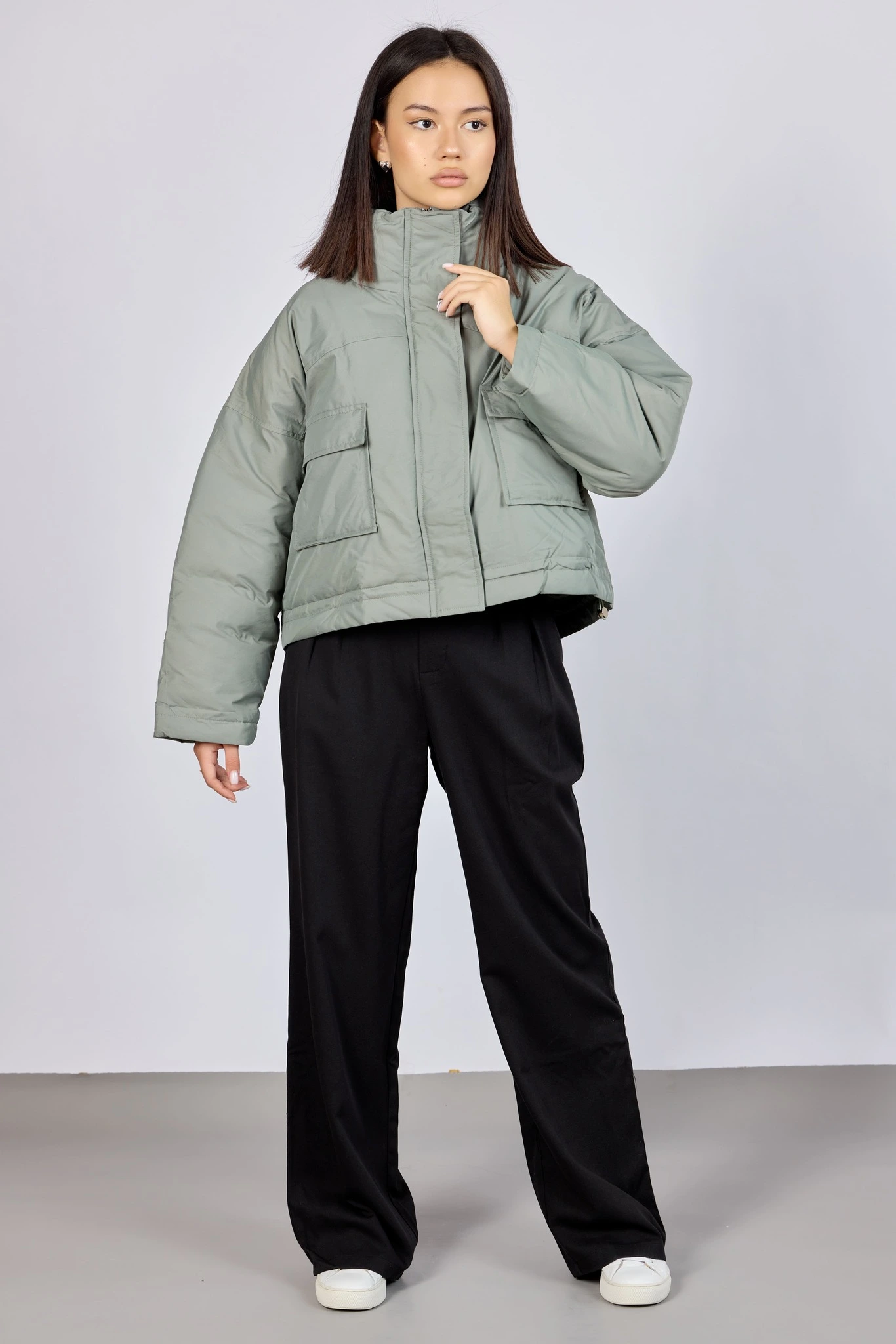 Куртка хаки для женщин 43404-14 47