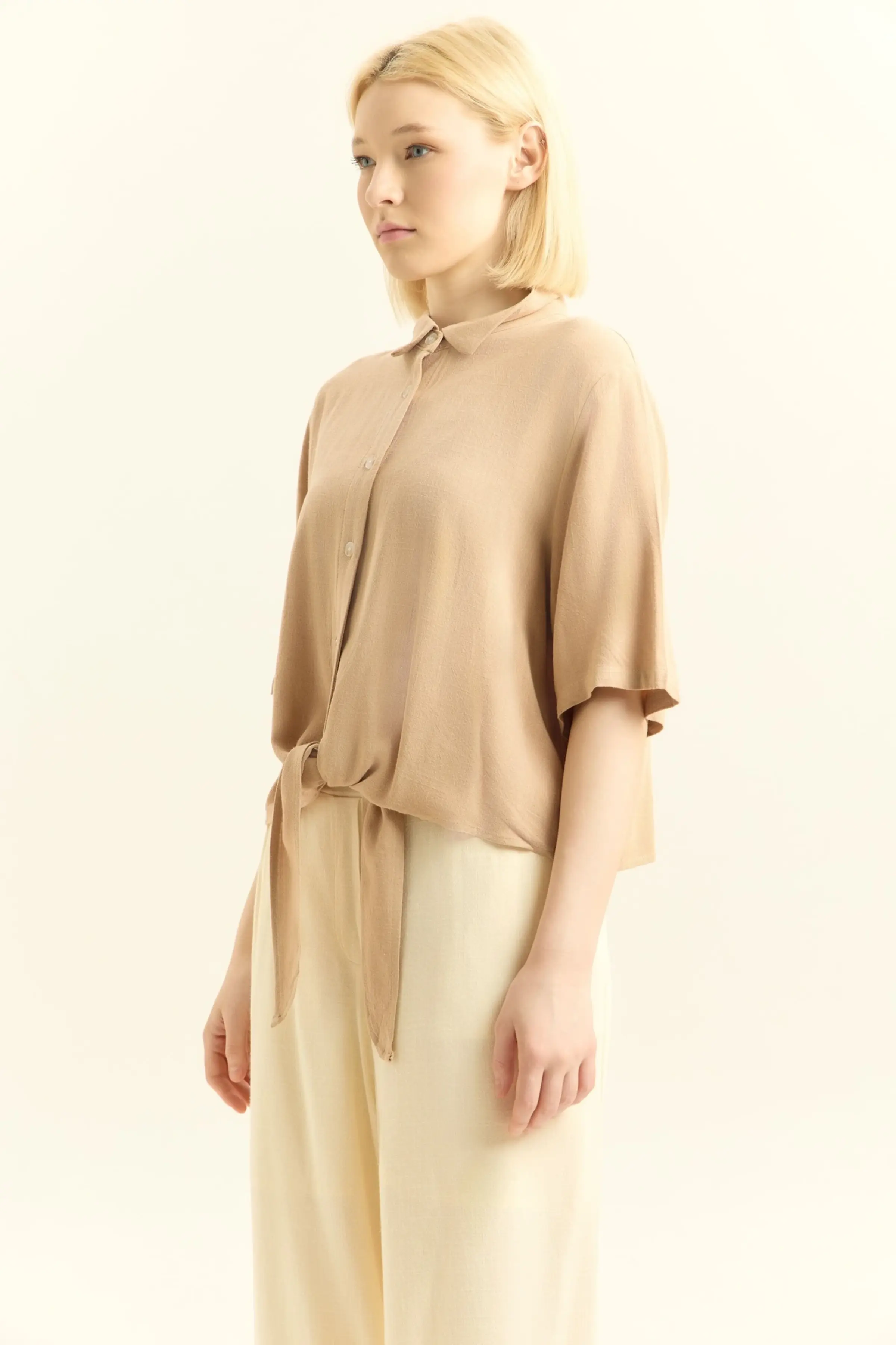 Блузка бежевый для женщин 45152-15 28