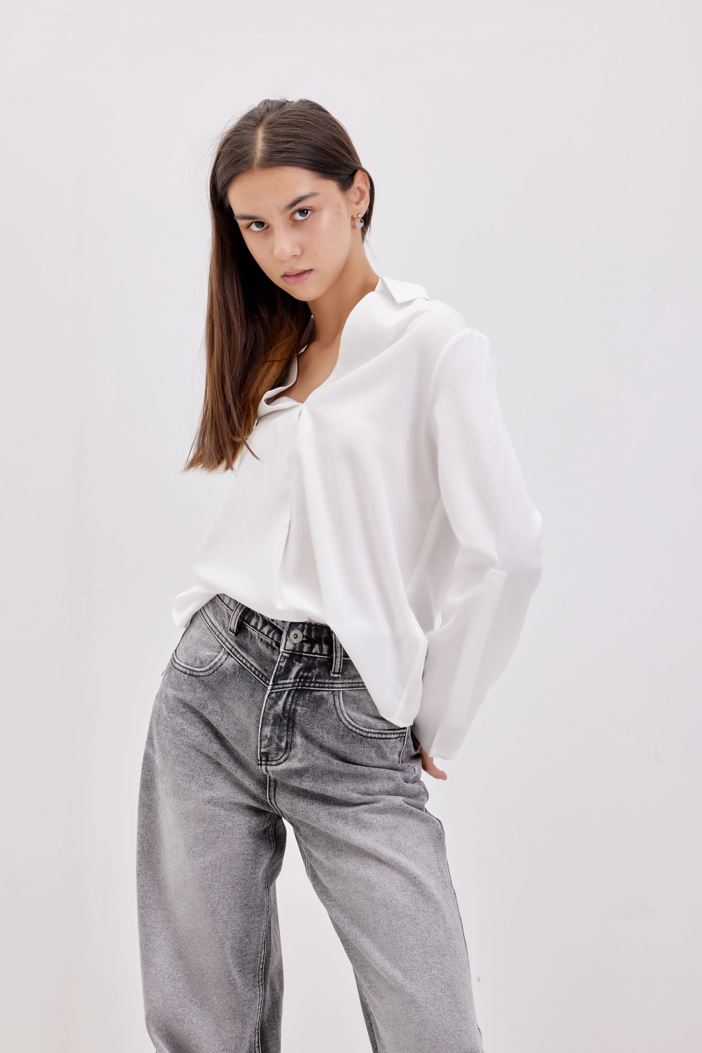 Блузка белый для женщин 42257-4 28