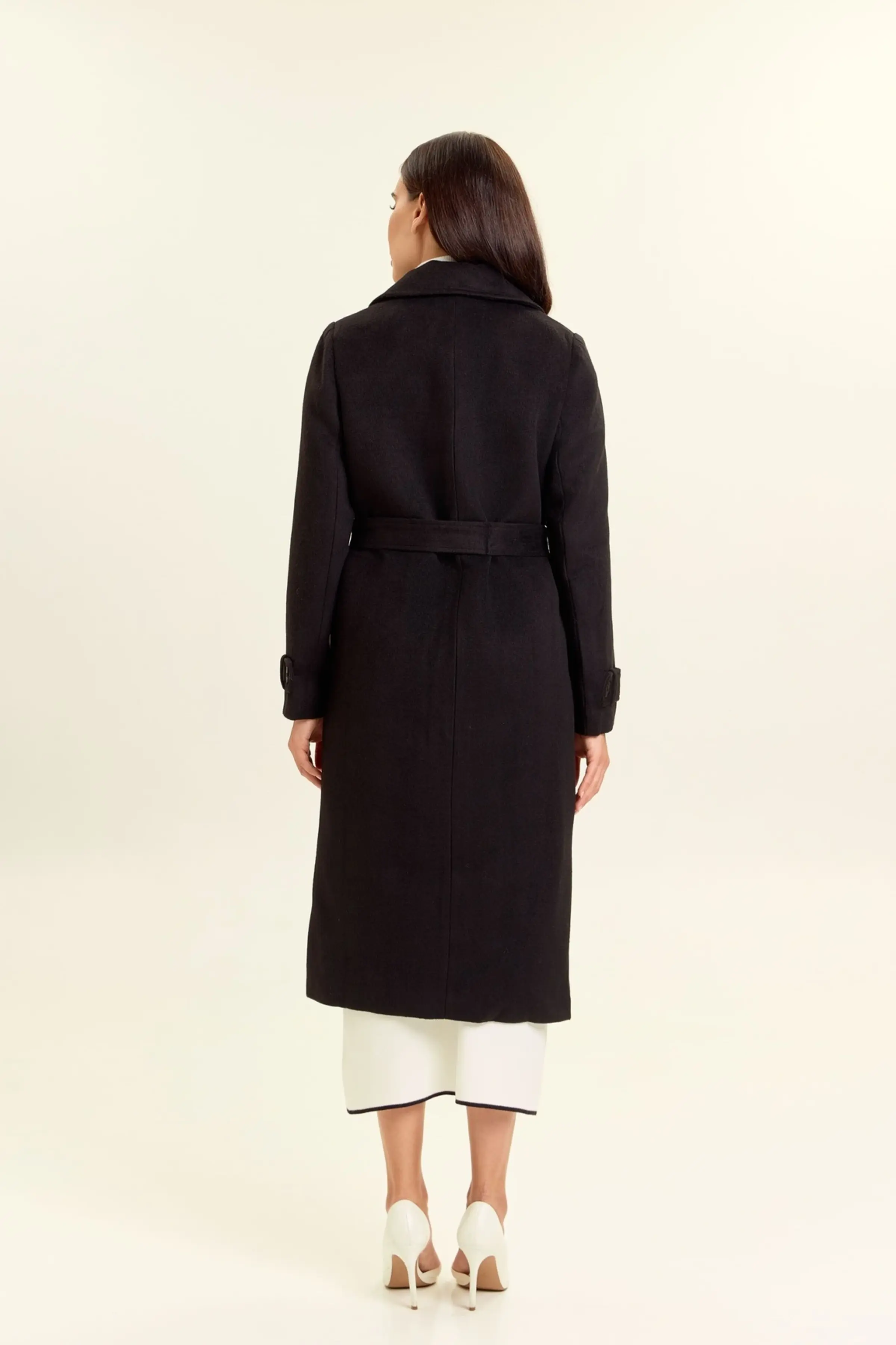 Пальто черный для женщин 47103-1 53