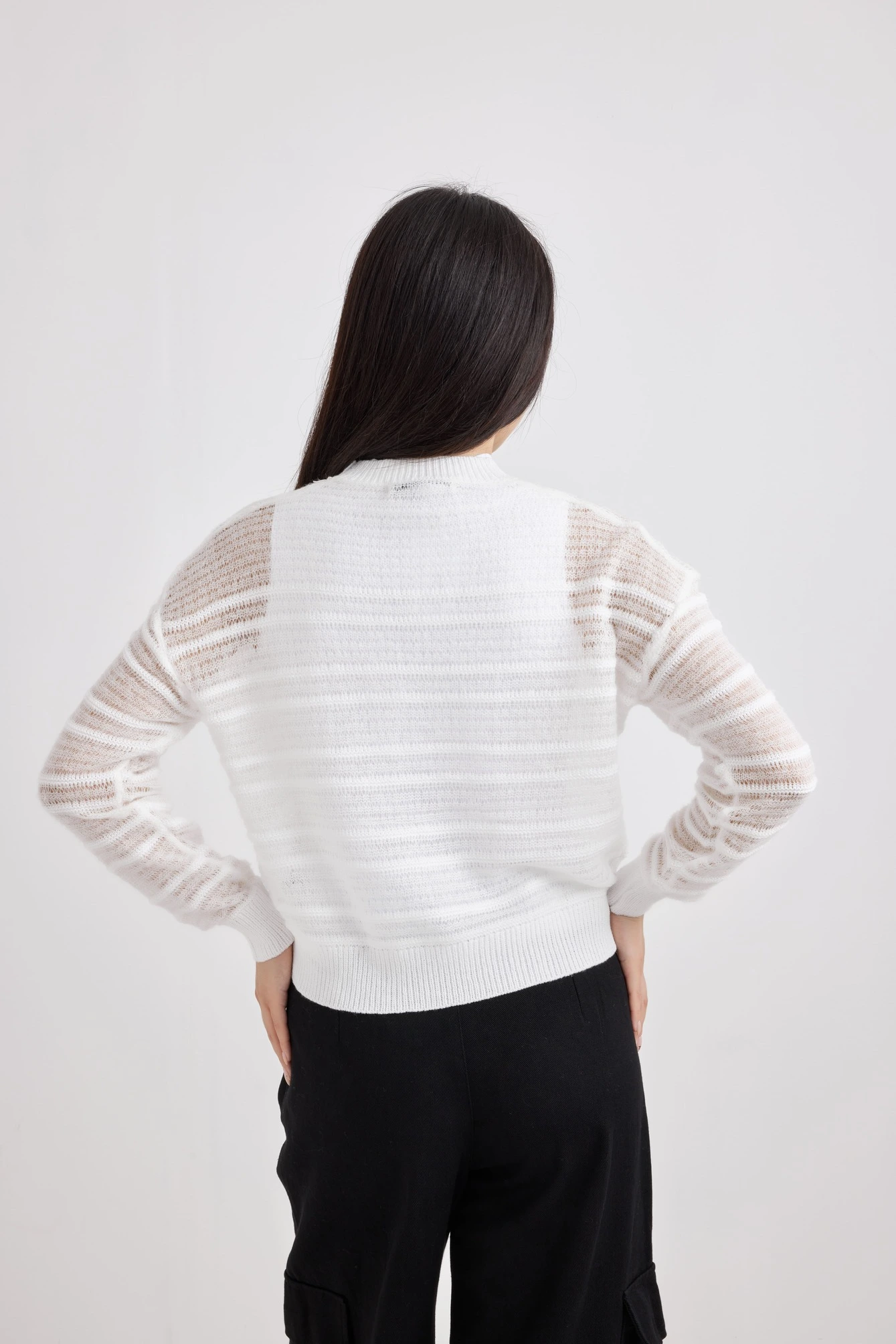 Джемпер белый для женщин 42233-4 60