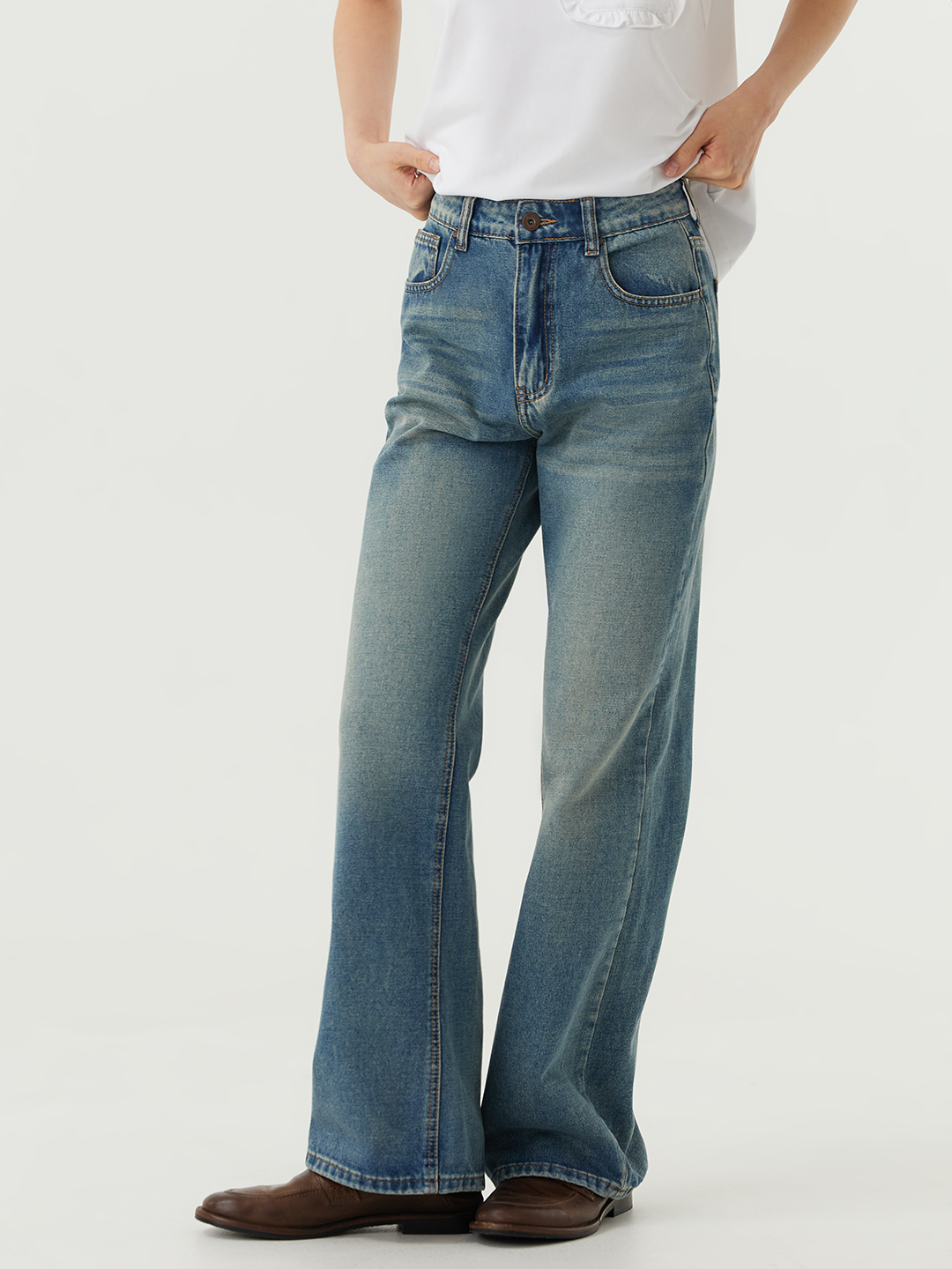 Джинсы синий для женщин 48360-65 74