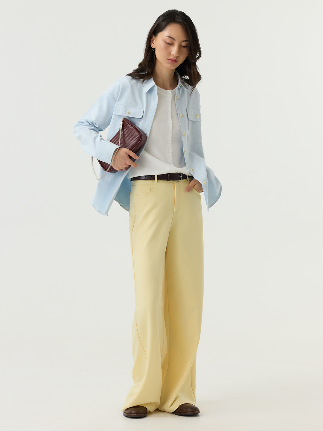 Брюки желтый для женщин 48164-5 71