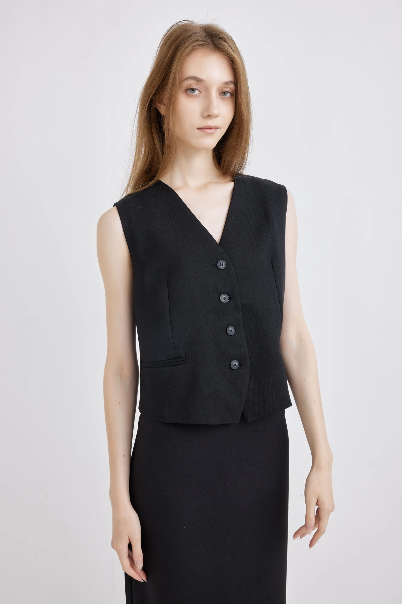 Жилетка черный для женщин 42107-1 68