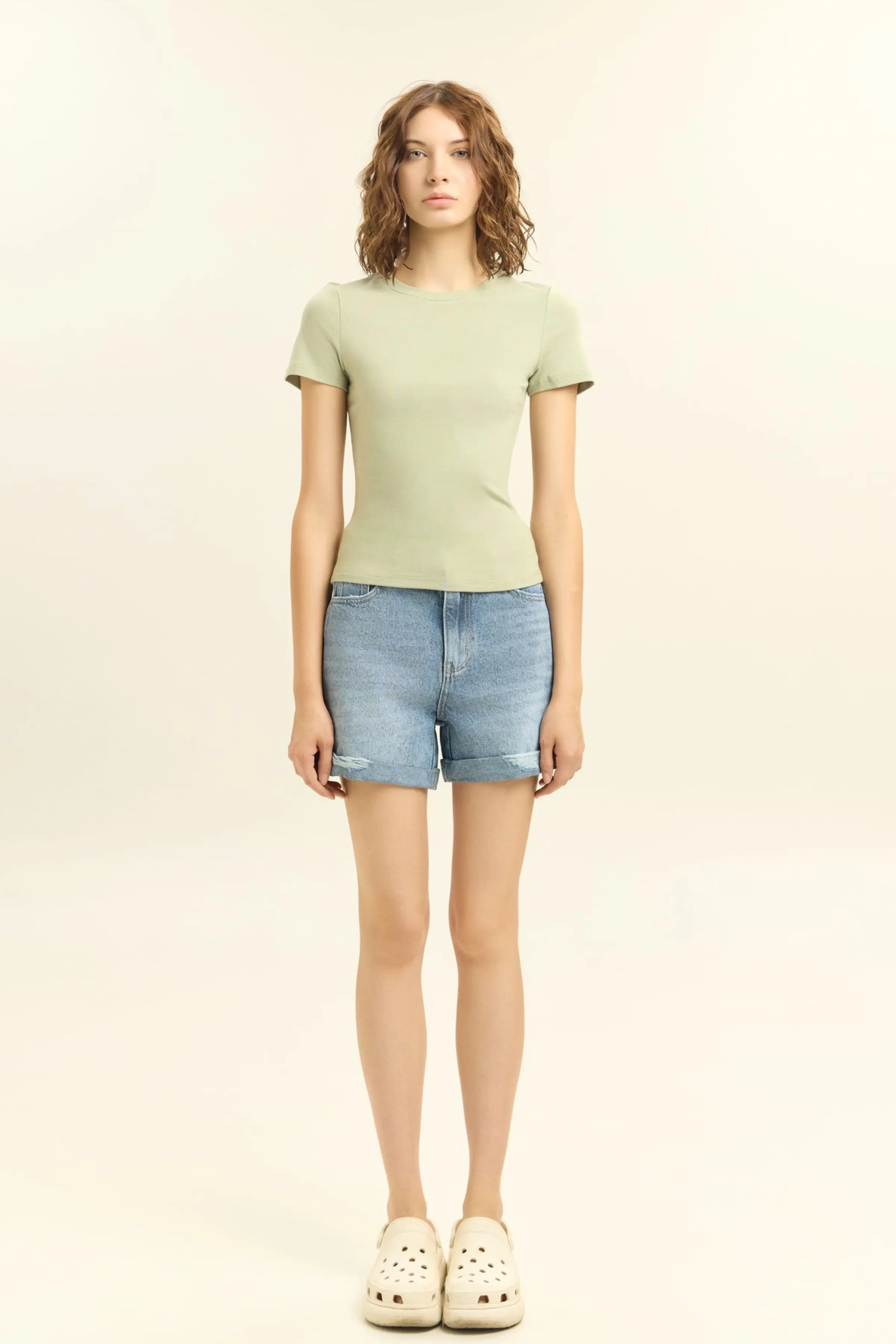 Футболка хаки для женщин 45264-14 67