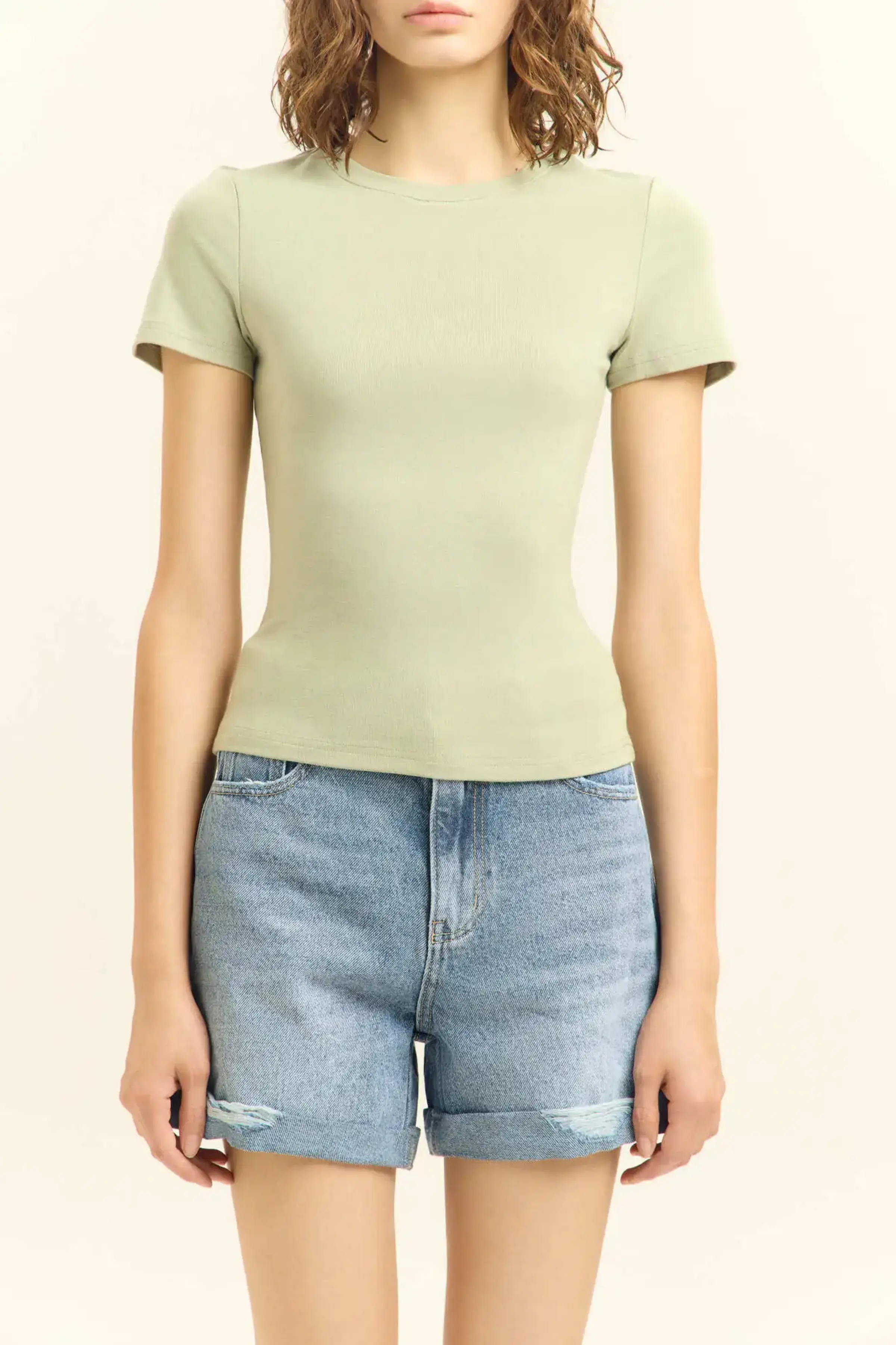 Футболка хаки для женщин 45264-14 67