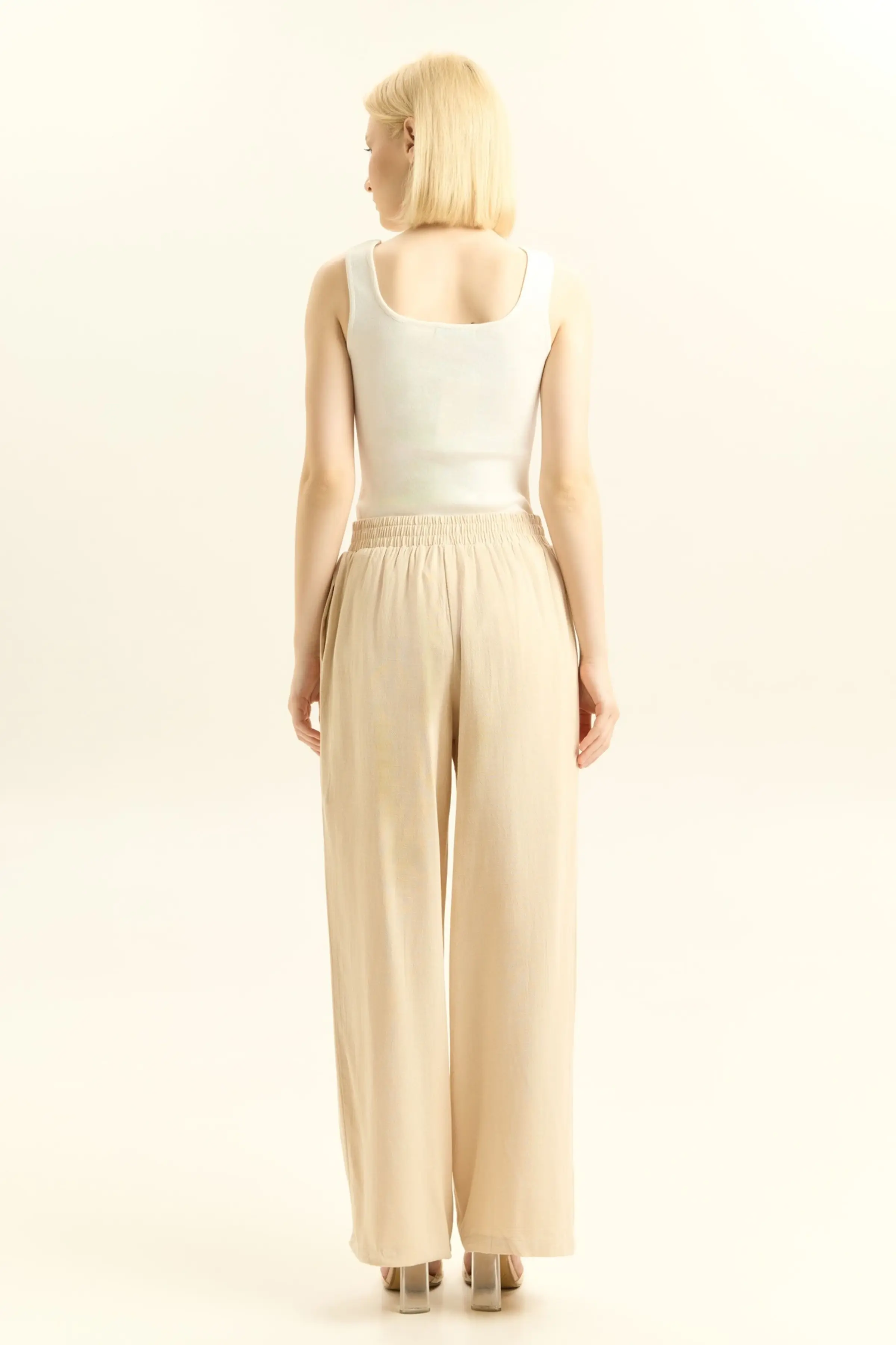 Брюки бежевый для женщин 45213-15 71