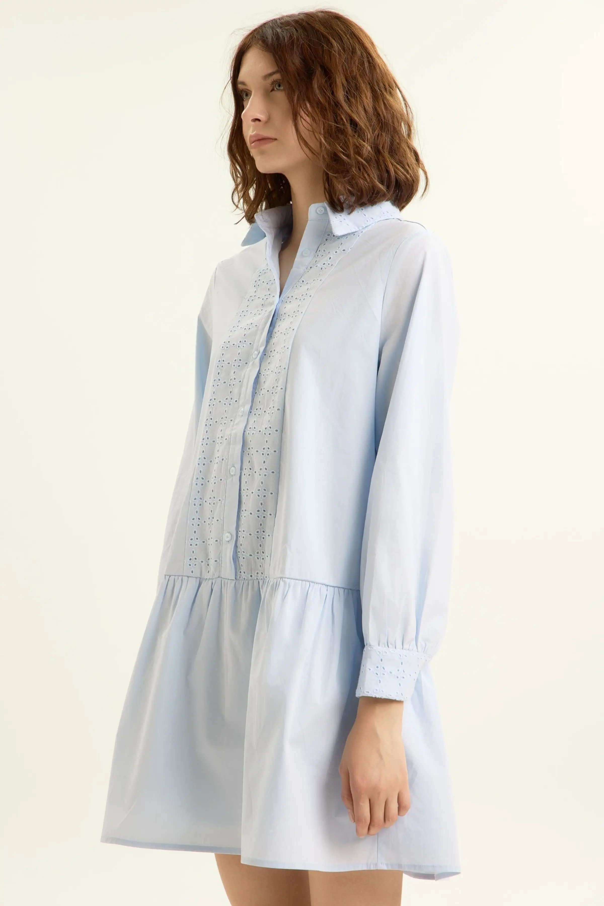 Платье голубой для женщин 44107-10 54