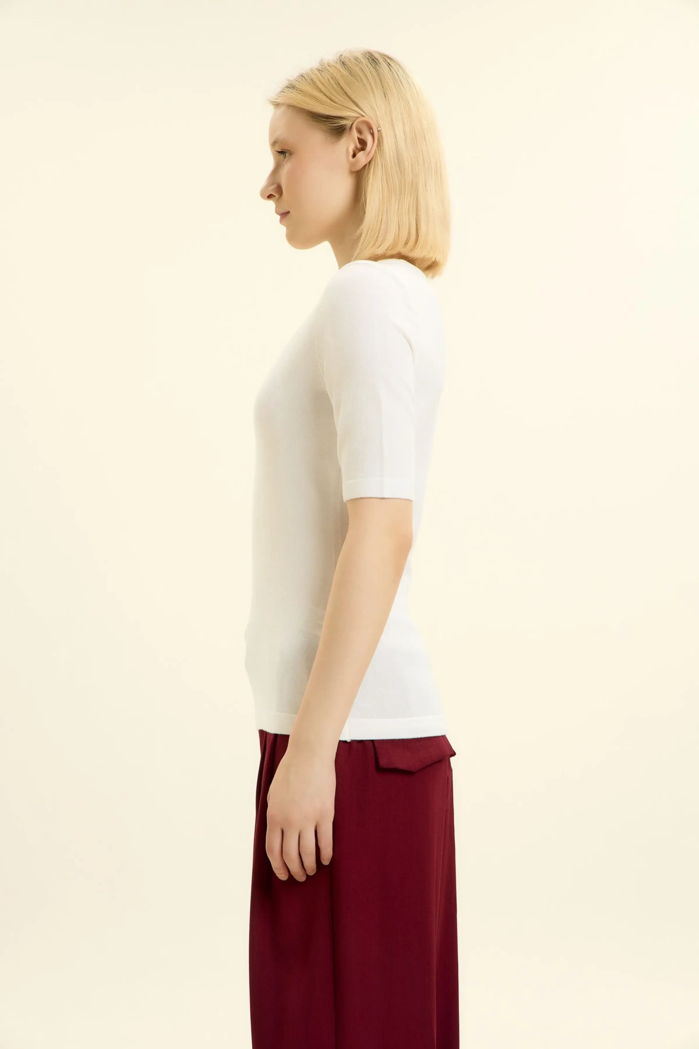 Джемпер белый для женщин 46109-4 60